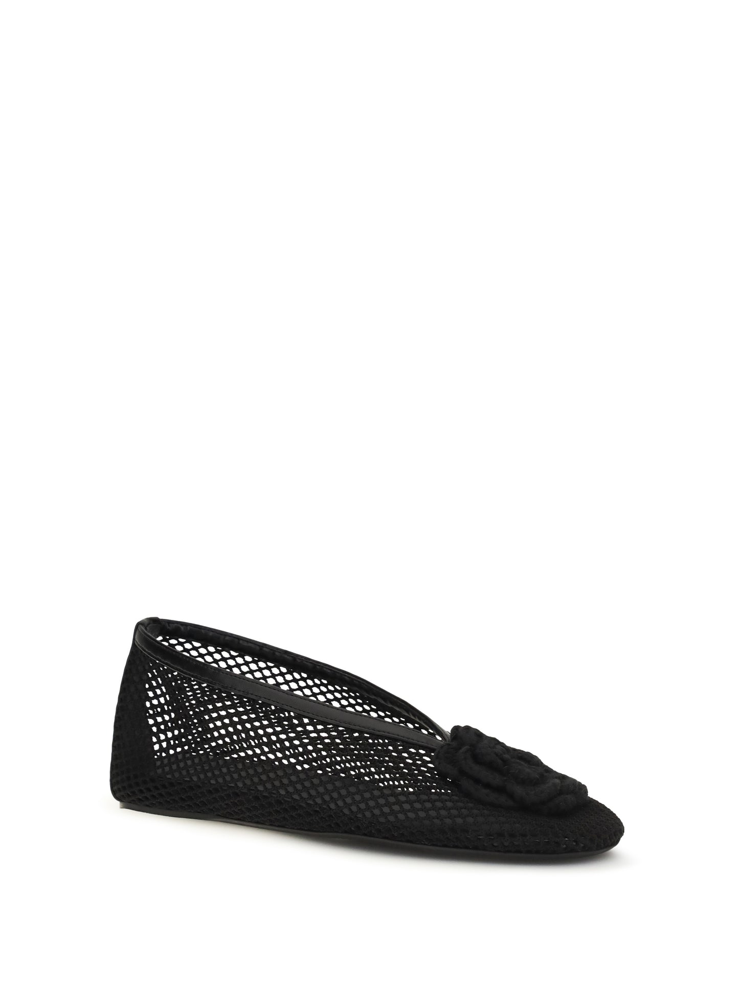 Ganni Women Jenny Mesh Ballerinas GANNI