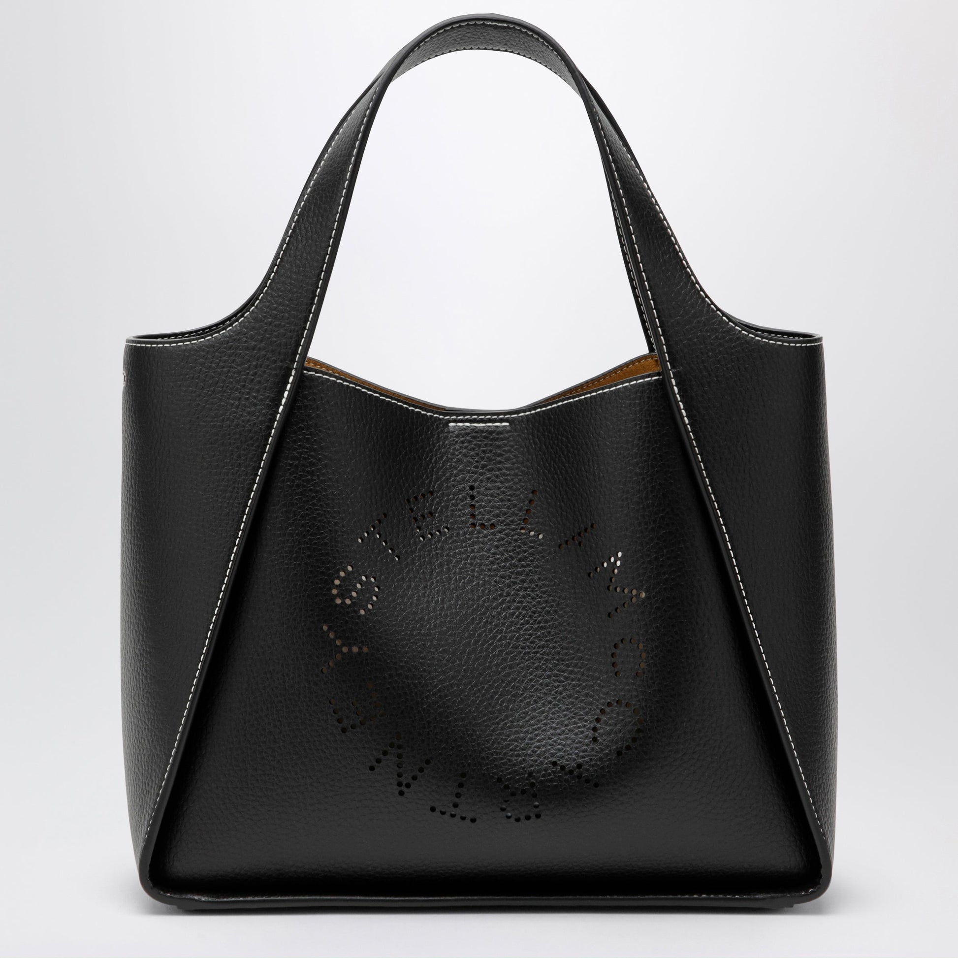 Stella Mccartney Black Medium Stella Logo Bag Women STELLA MCCARTNEY