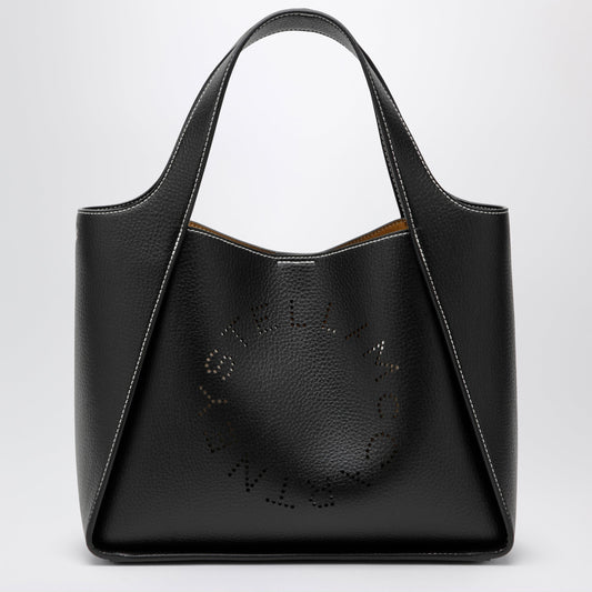 Stella Mccartney Black Medium Stella Logo Bag Women STELLA MCCARTNEY