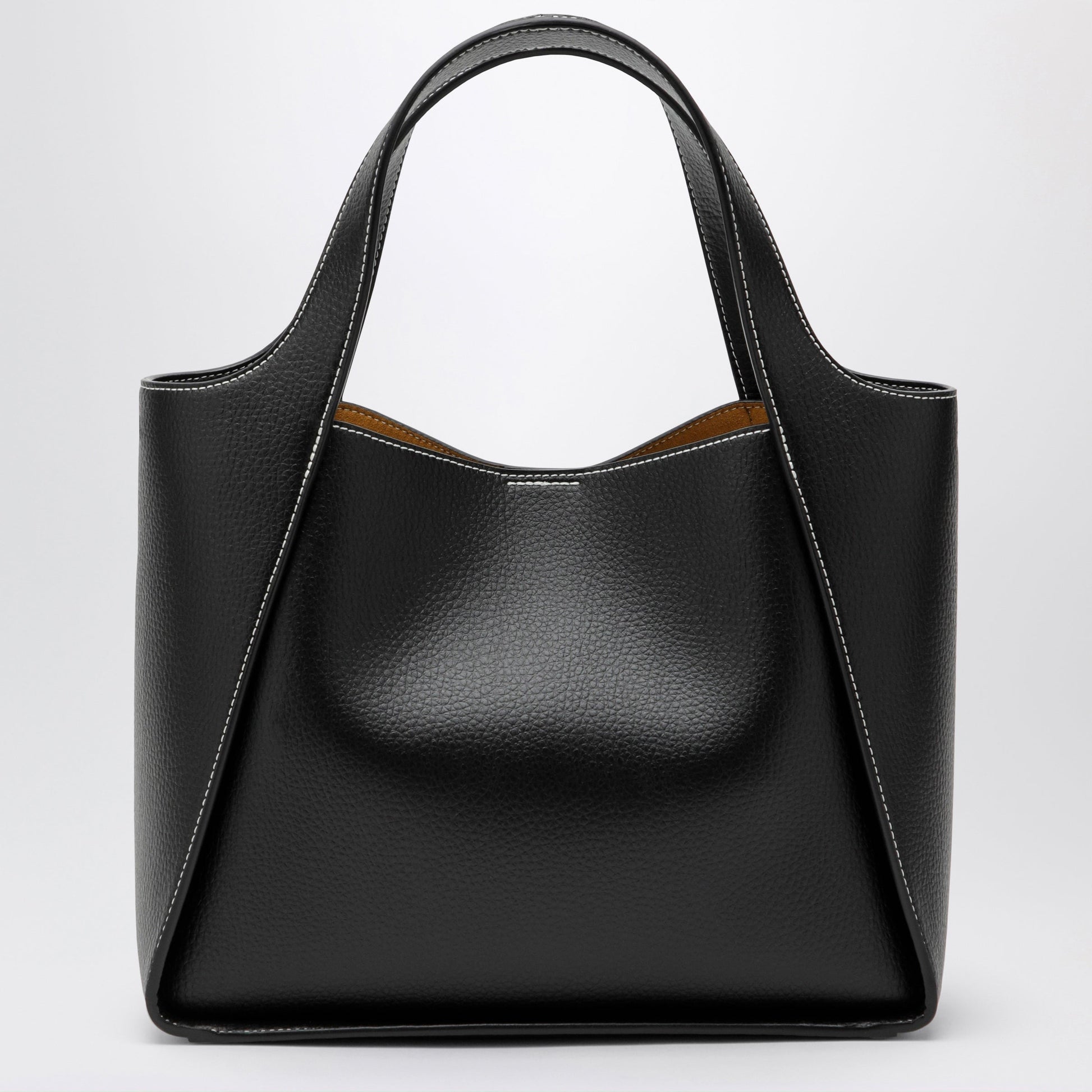 Stella Mccartney Black Medium Stella Logo Bag Women STELLA MCCARTNEY