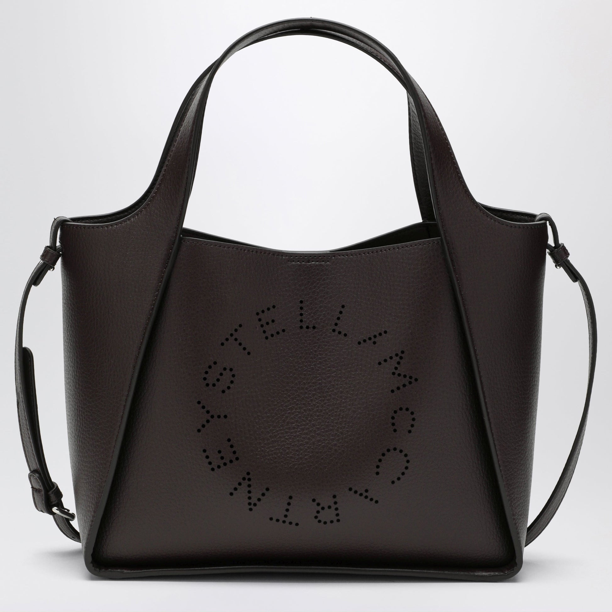 Stella Mccartney Chocolate Vegan Leather Shoulder Tote Bag Women STELLA MCCARTNEY