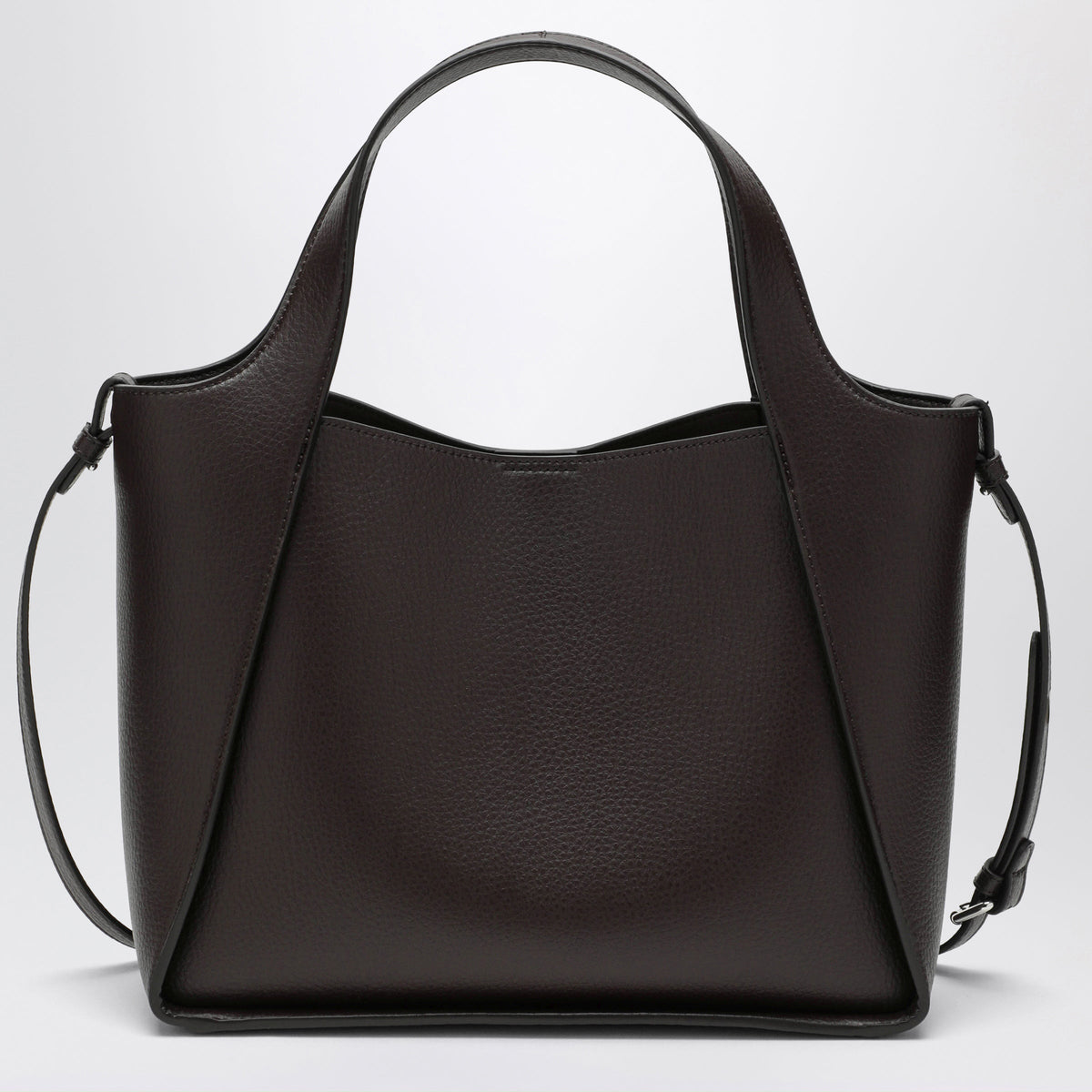 Stella Mccartney Chocolate Vegan Leather Shoulder Tote Bag Women STELLA MCCARTNEY