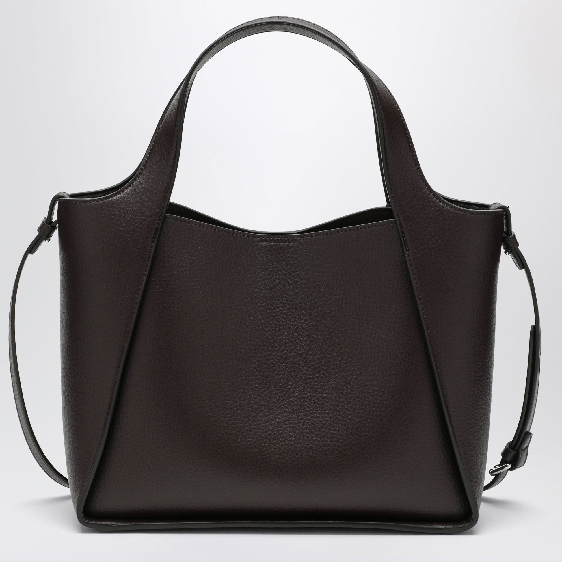 Stella Mccartney Chocolate Vegan Leather Shoulder Tote Bag Women STELLA MCCARTNEY