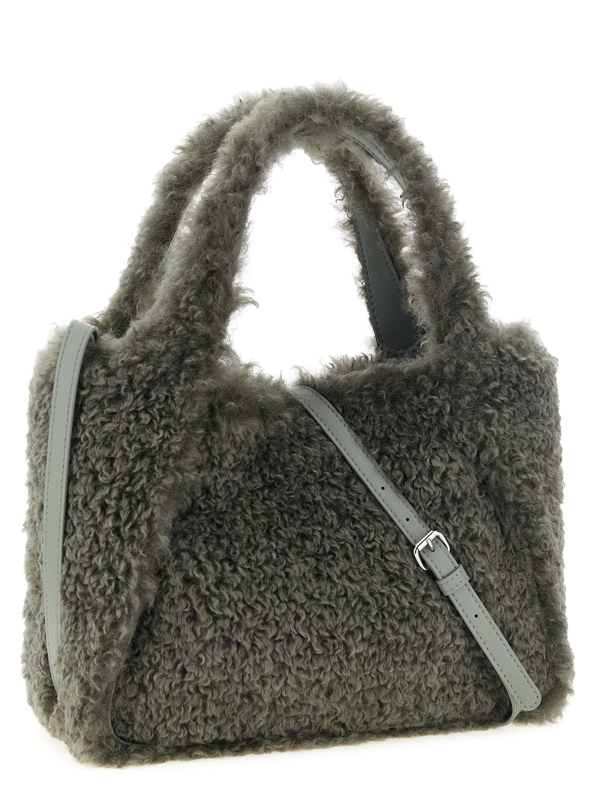 Stella Mccartney Women Shearling Logo Shopping Bag STELLA MCCARTNEY