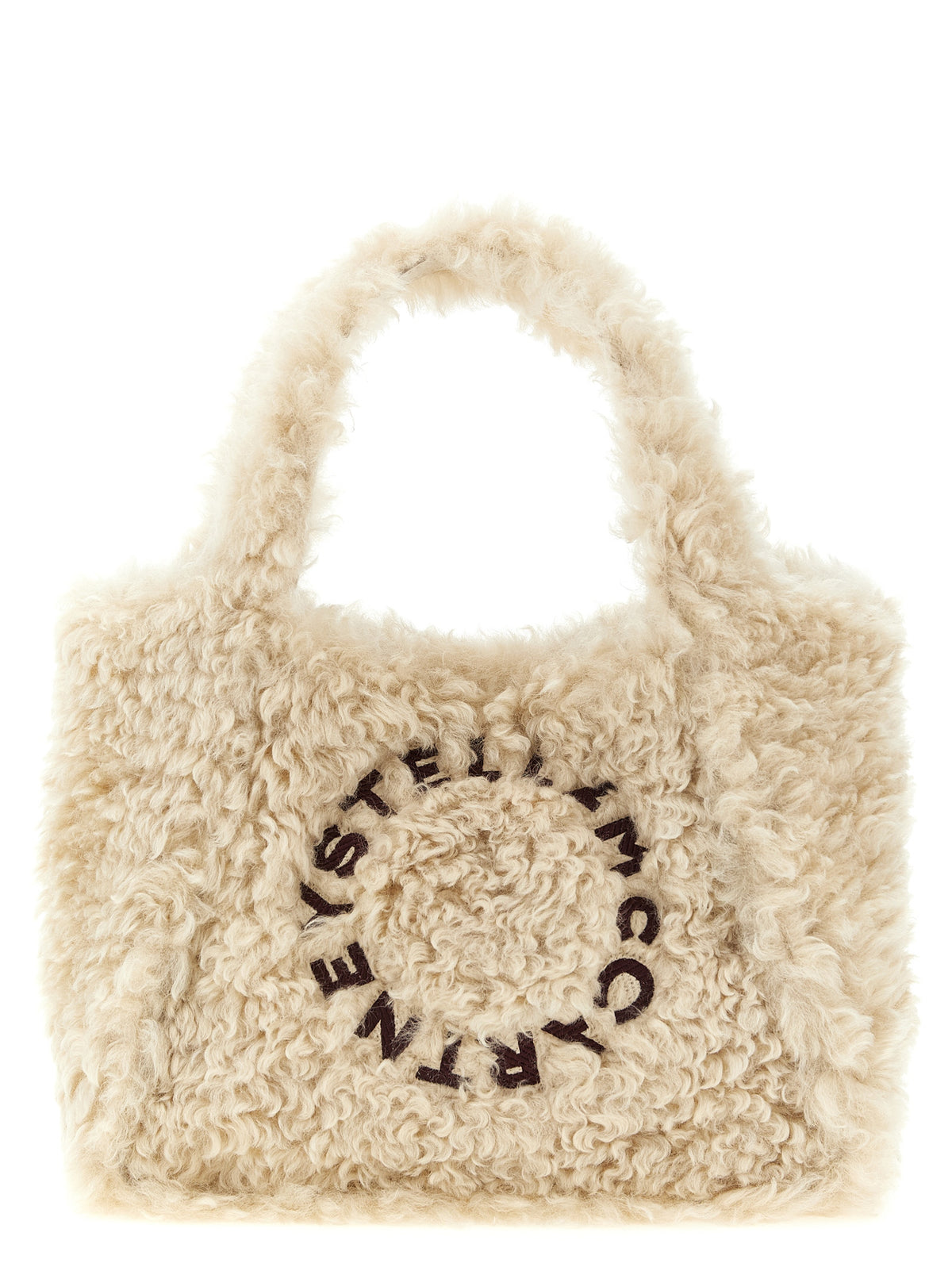 Stella Mccartney Women Shearling Logo Shopping Bag STELLA MCCARTNEY