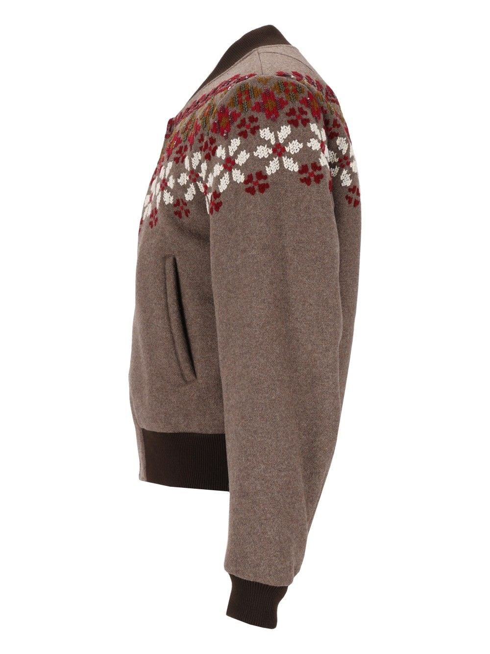 Dries Van Noten Men Valtor Bomber Jacket In Wool Blend DRIES VAN NOTEN