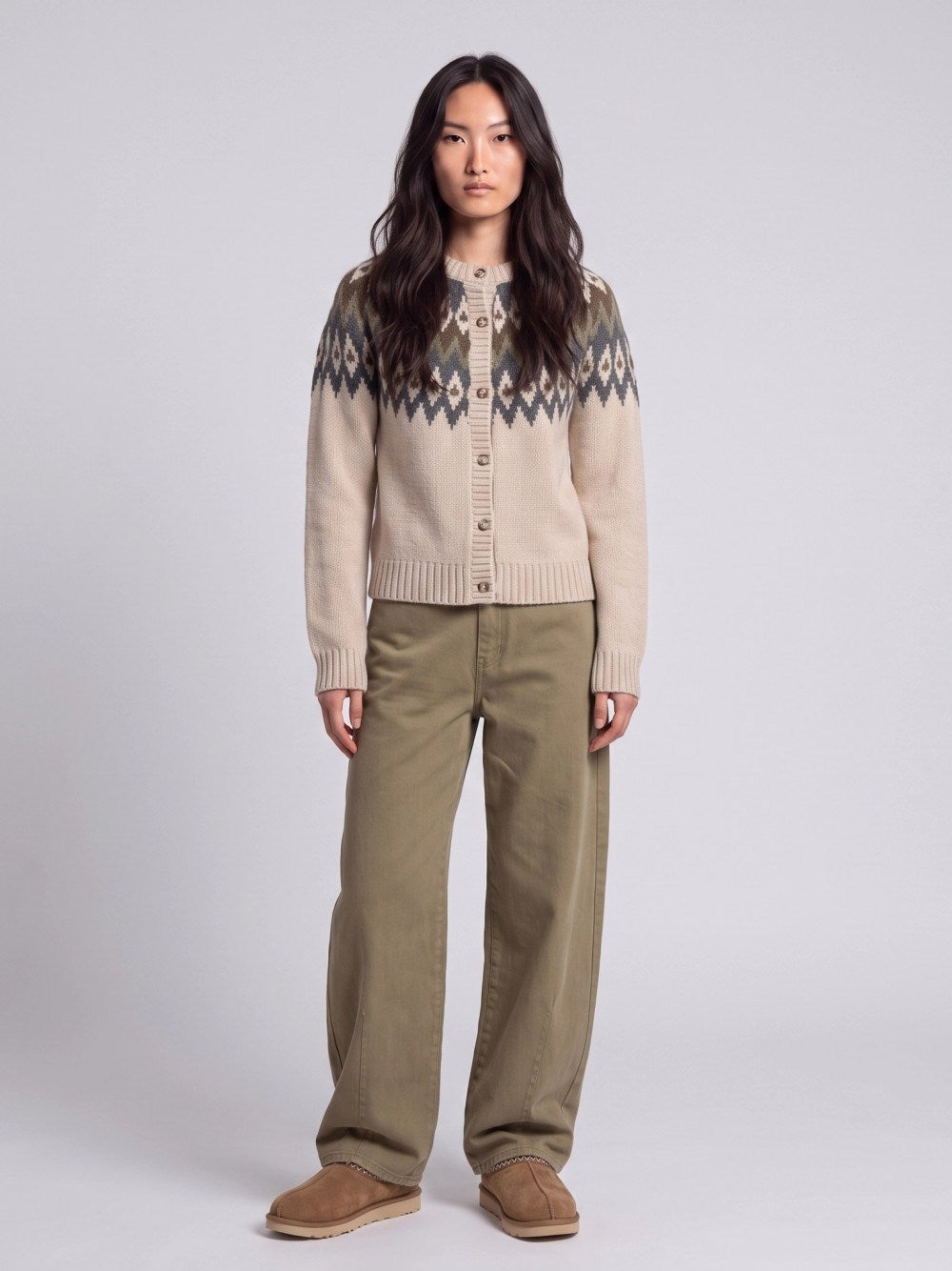 Weekend Max Mara Women Alpaca And Wool Blend Cardigan WEEKEND MAX MARA