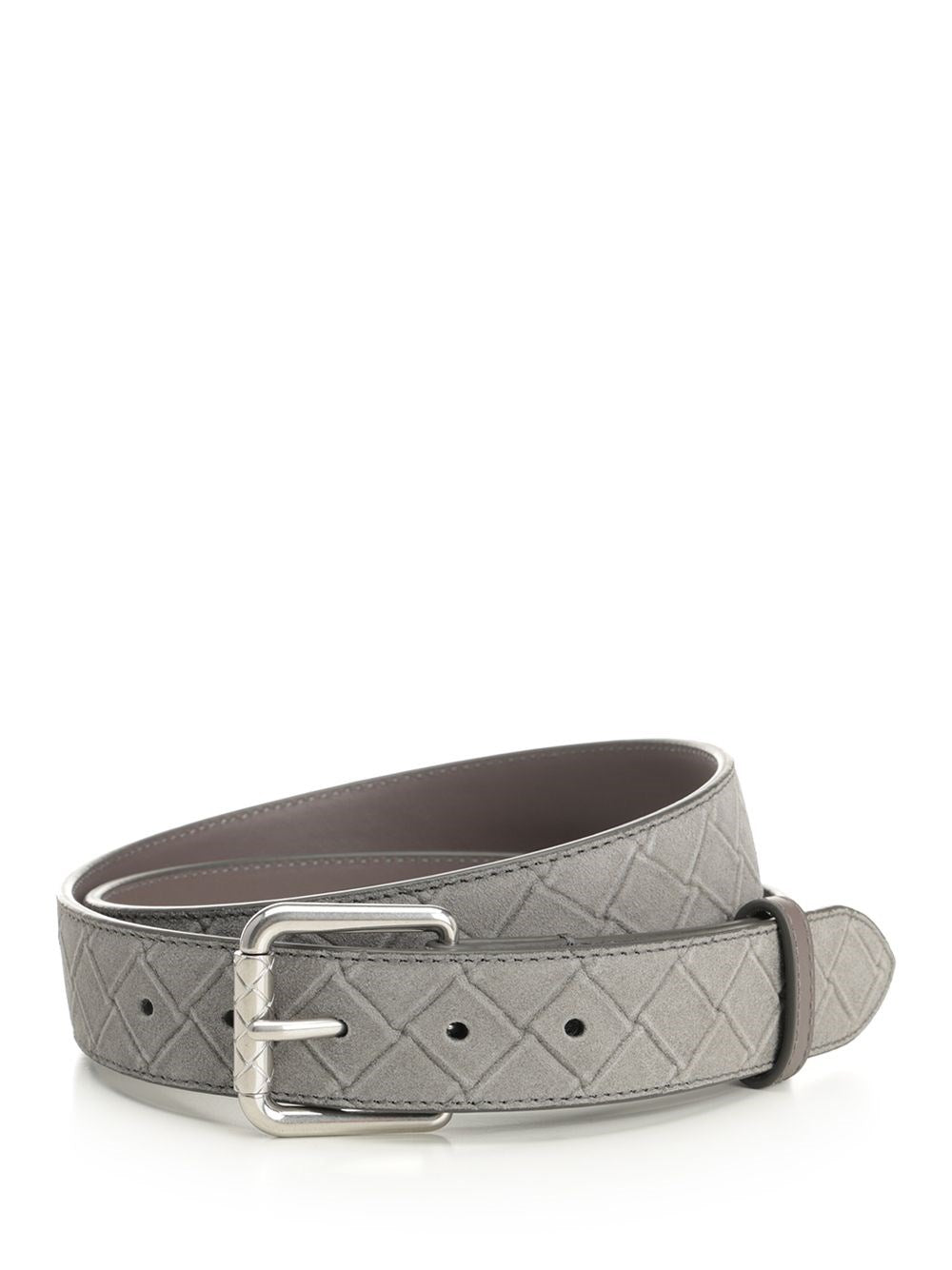 Bottega Veneta Men Intrecciato Stamp Belt BOTTEGA VENETA