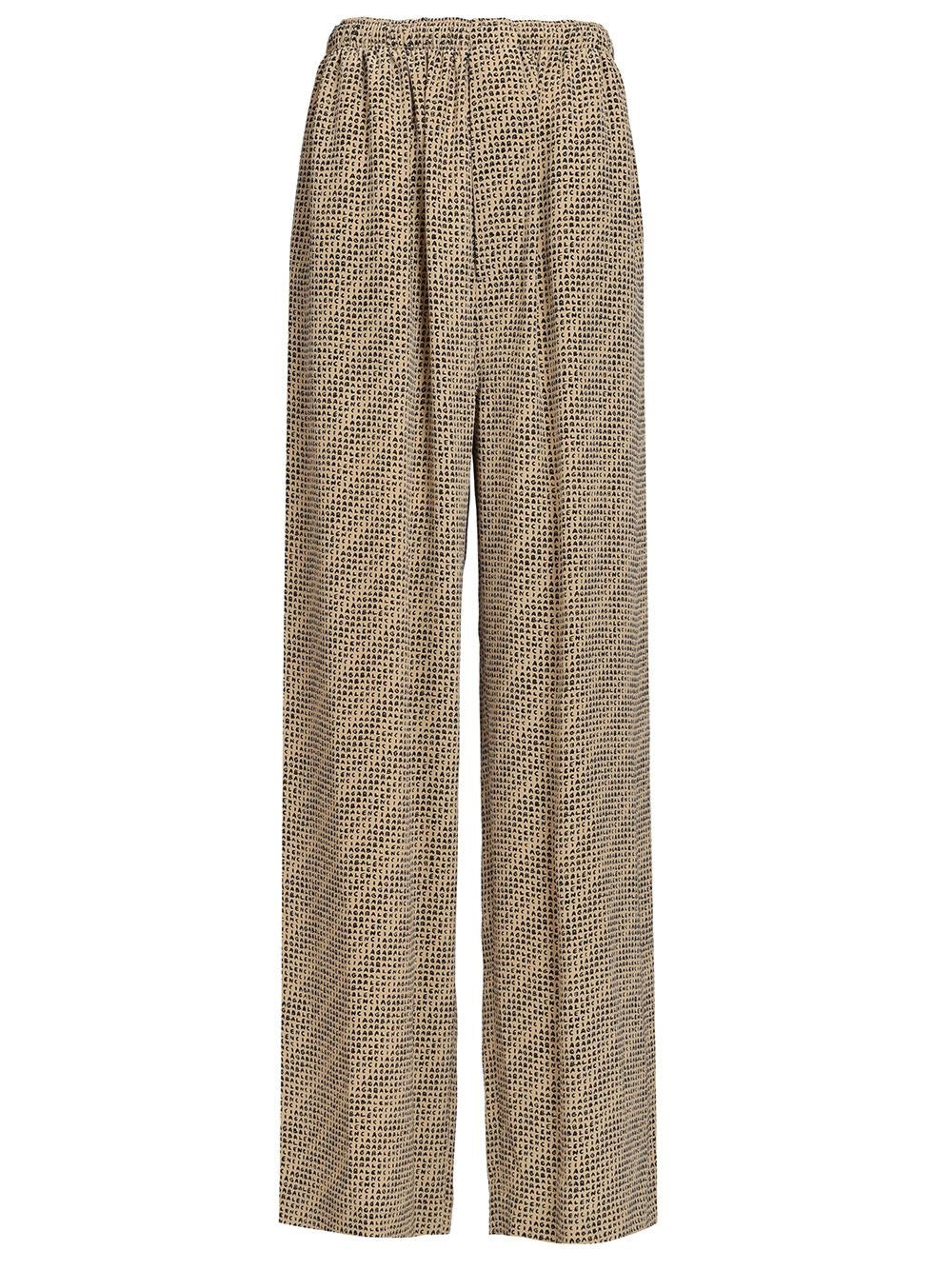 Balenciaga Women "Monogram" Pajama Pants BALENCIAGA