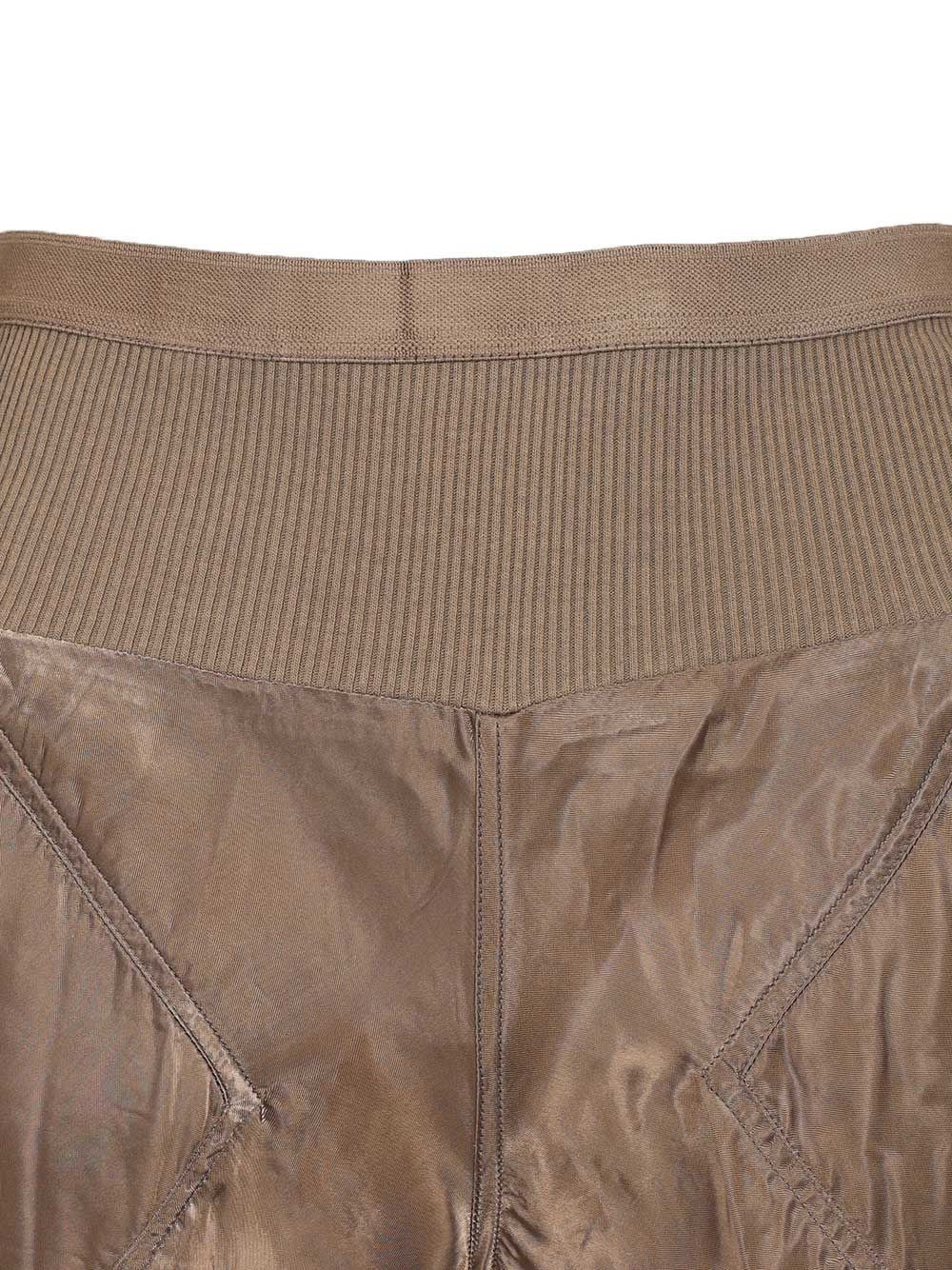 Rick Owens Women Bias Satin Flared Trousers RICK OWENS