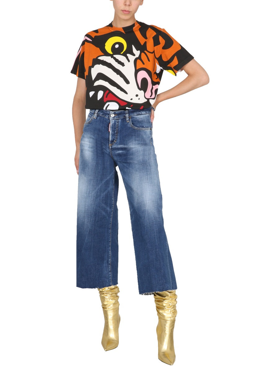 Dsquared Women Oversize Fit T-Shirt DSQUARED2