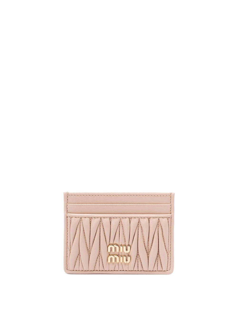 Miu Miu Women Matelassé Leather Card Holder MIU MIU