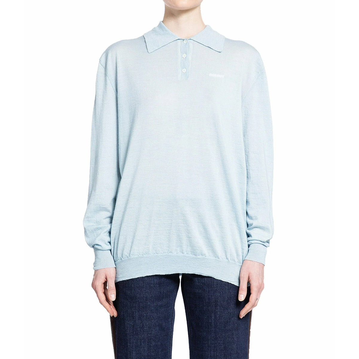Miu Miu Cashmere Polo Women Women MIU MIU