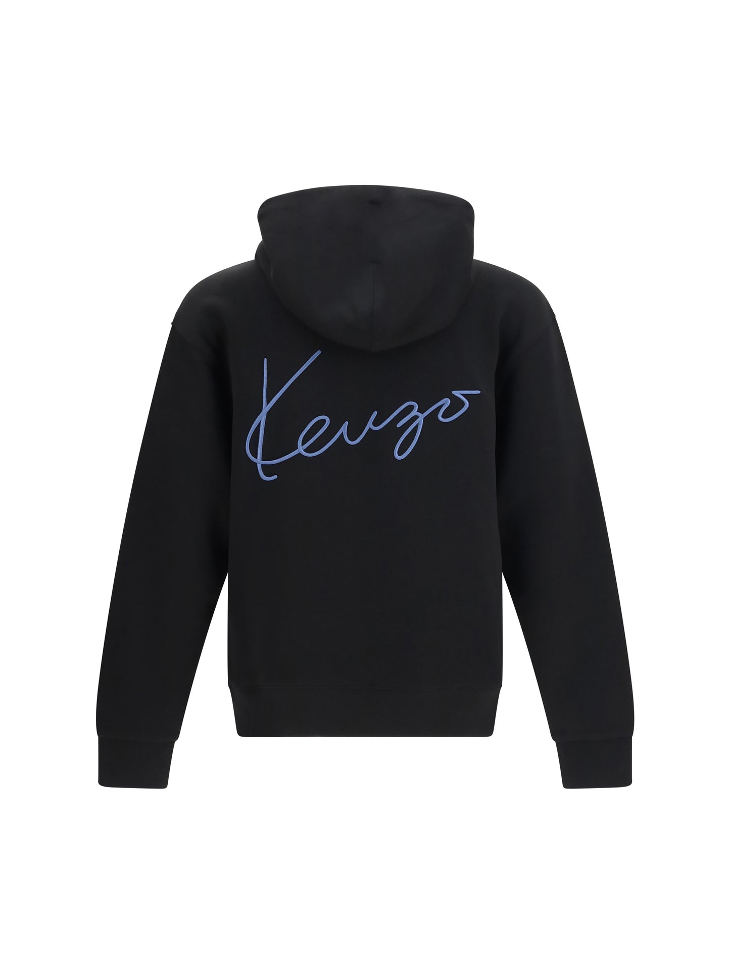Kenzo Men Kenzio Signature Embroidered Cotton Zip Hoodie KENZO