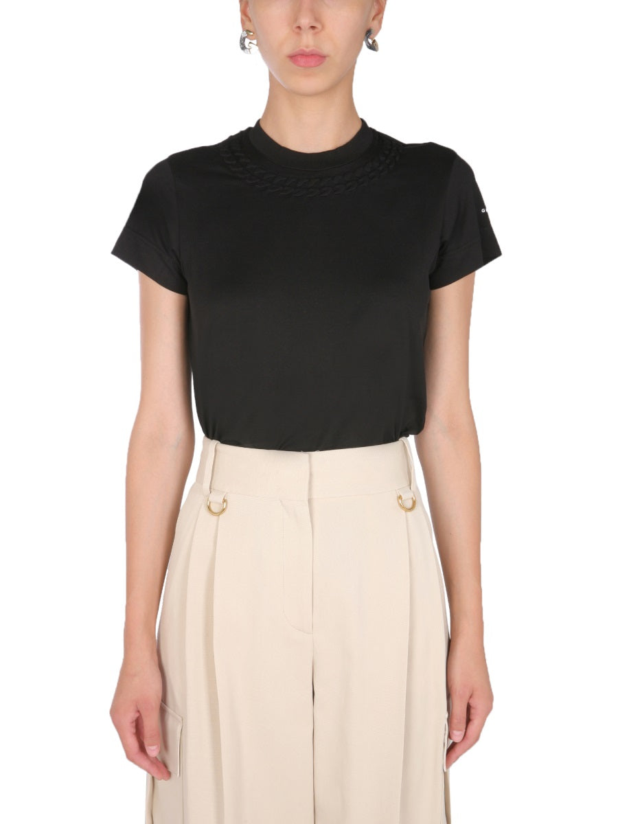 Givenchy Women T-Shirt With Chain Motif GIVENCHY