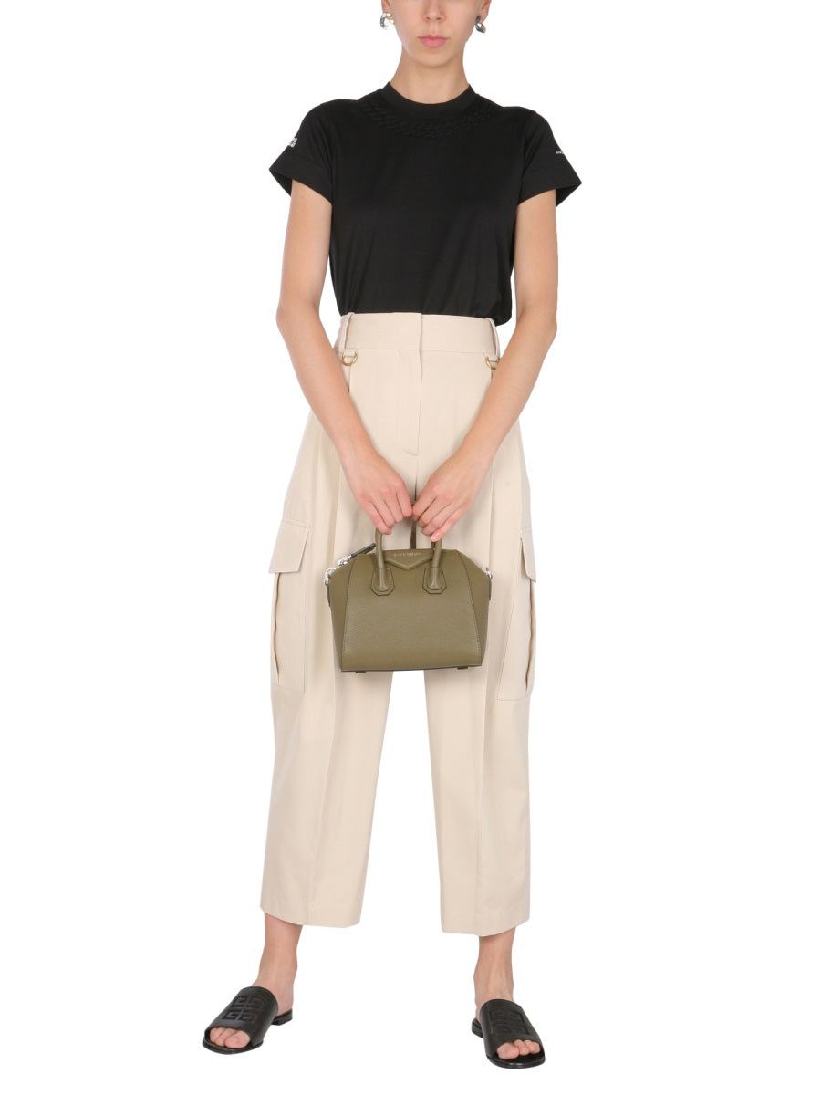 Givenchy Women T-Shirt With Chain Motif GIVENCHY
