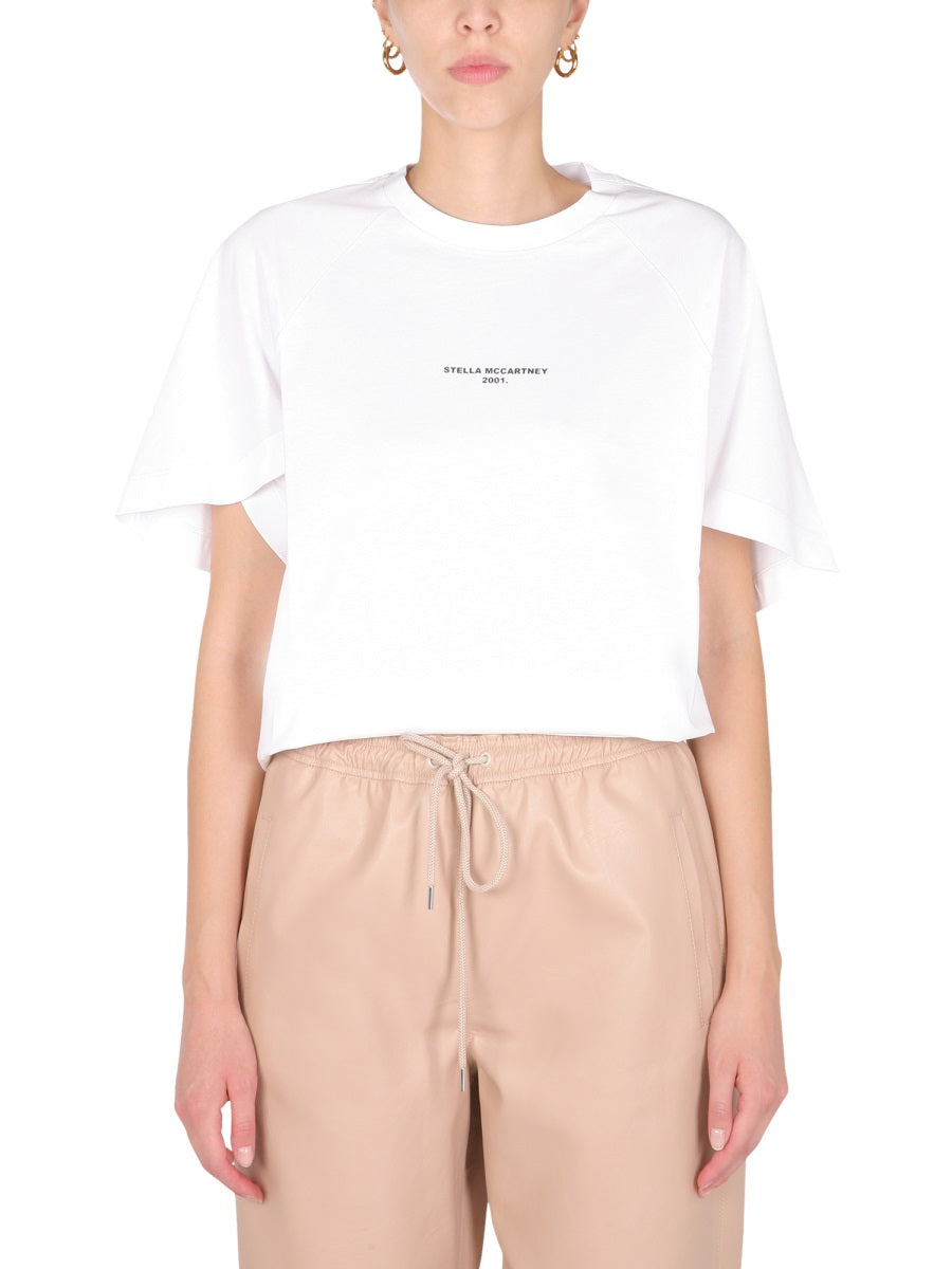 Stella Mccartney Women T-Shirt With Logo STELLA MCCARTNEY