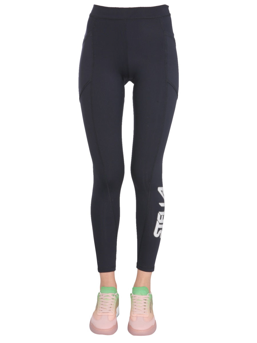 Stella Mccartney Women Leggings With Scuba Logo STELLA MCCARTNEY