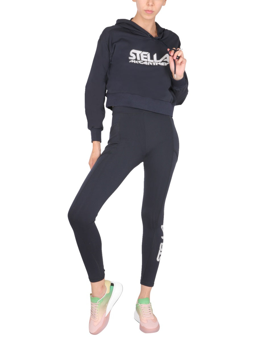 Stella Mccartney Women Leggings With Scuba Logo STELLA MCCARTNEY
