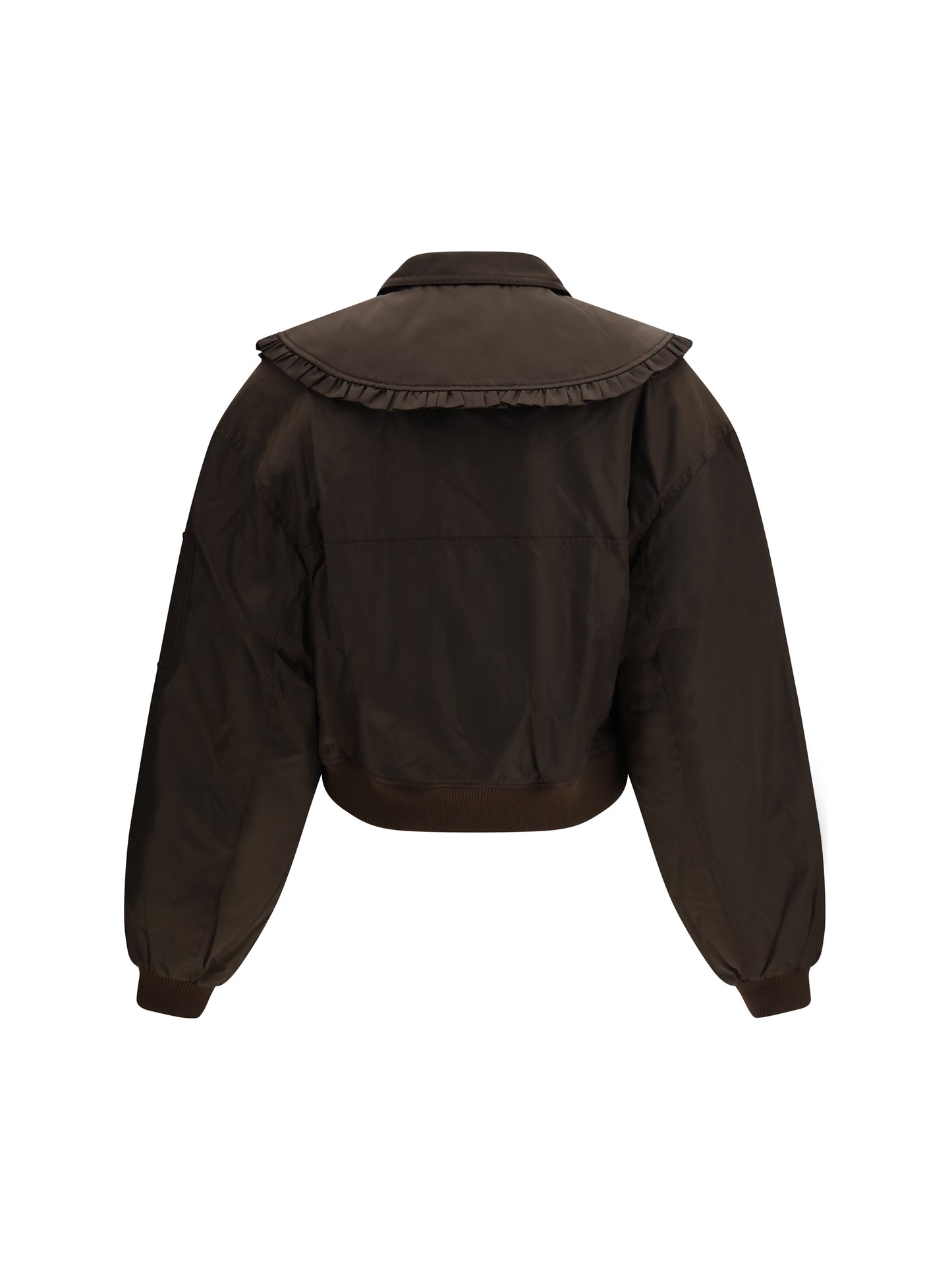Ganni Women Duchesse Nylon Bomber Jacket GANNI