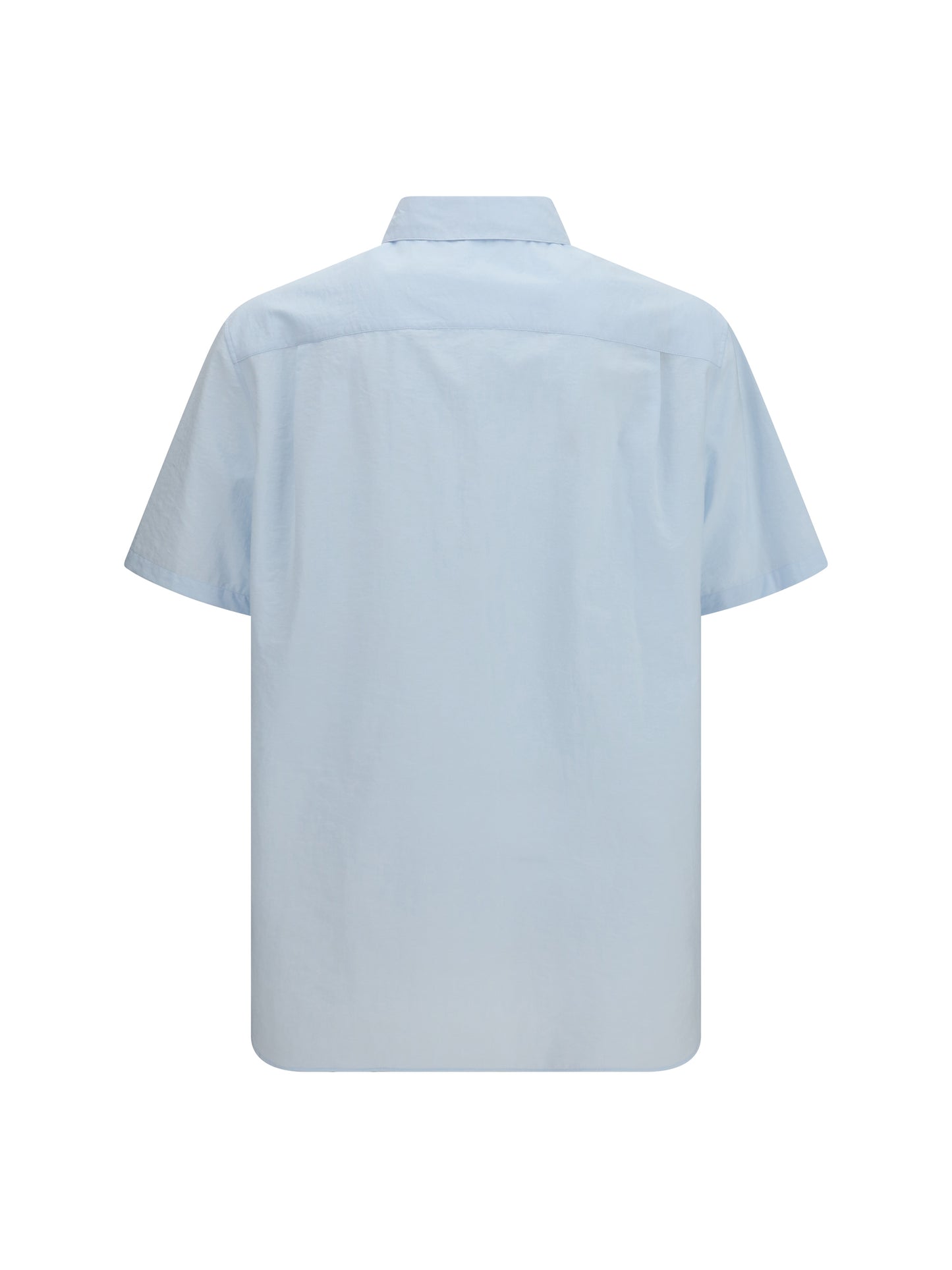 Loewe Men Short-Sleeve Cotton Blend Shirt LOEWE