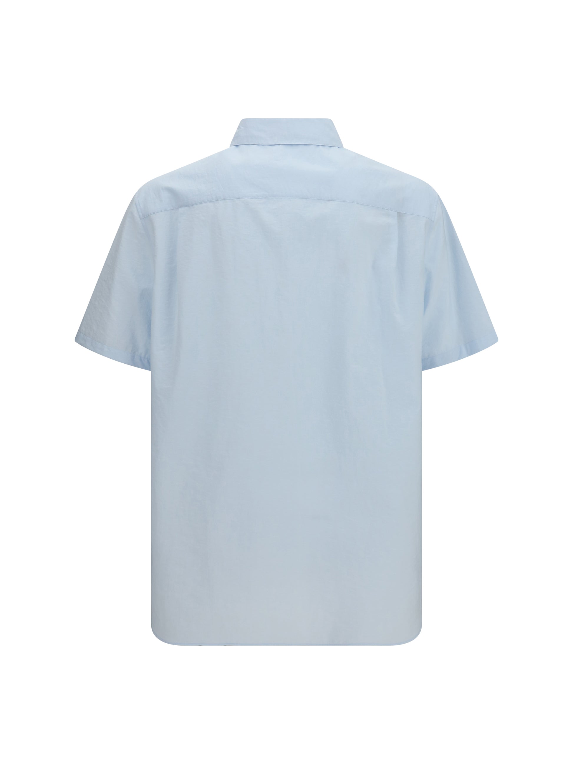 Loewe Men Short-Sleeve Cotton Blend Shirt LOEWE