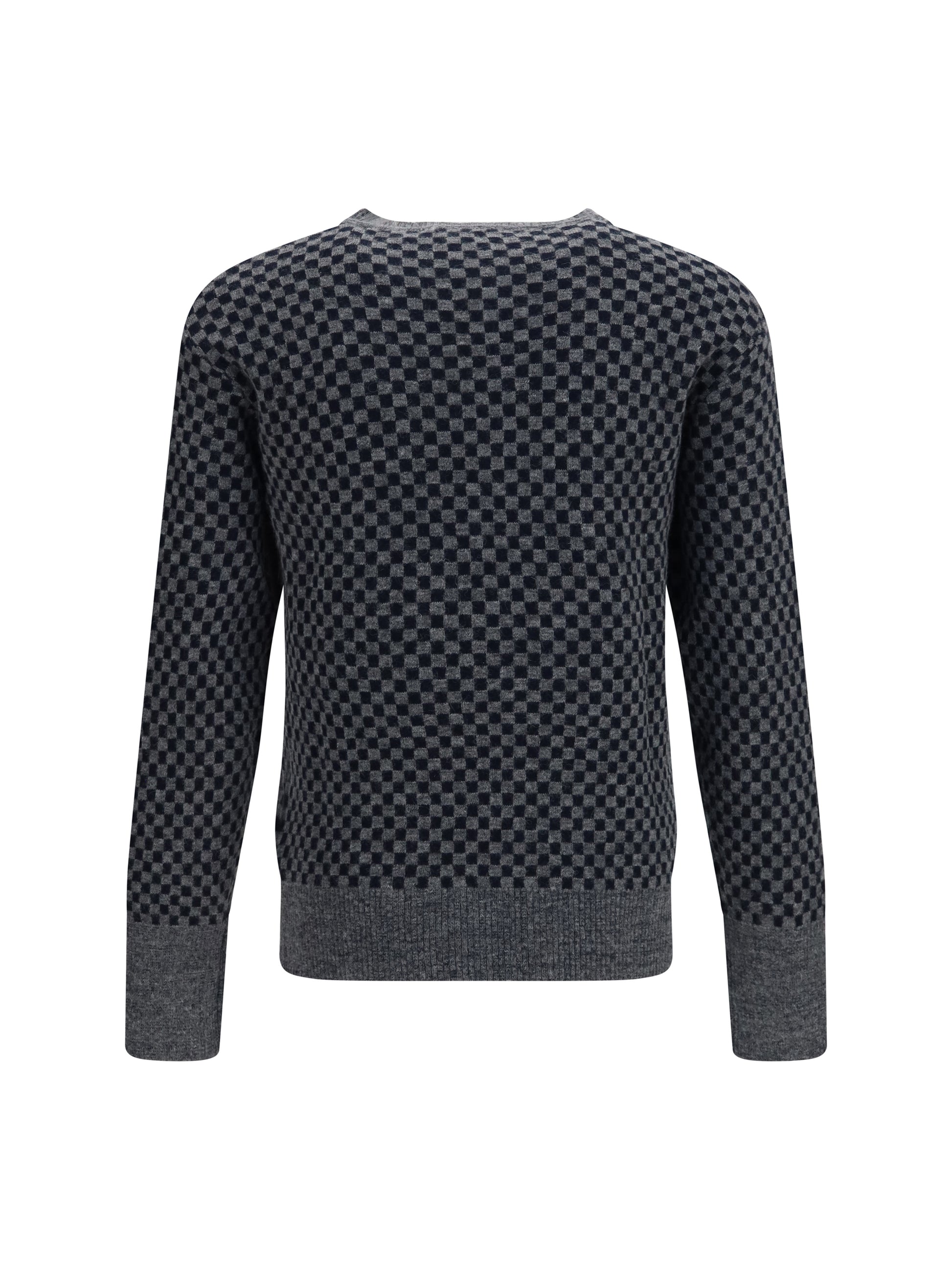 Vivienne Westwood Men Checkmate Alpaca And Cotton-Blend Sweater VIVIENNE WESTWOOD