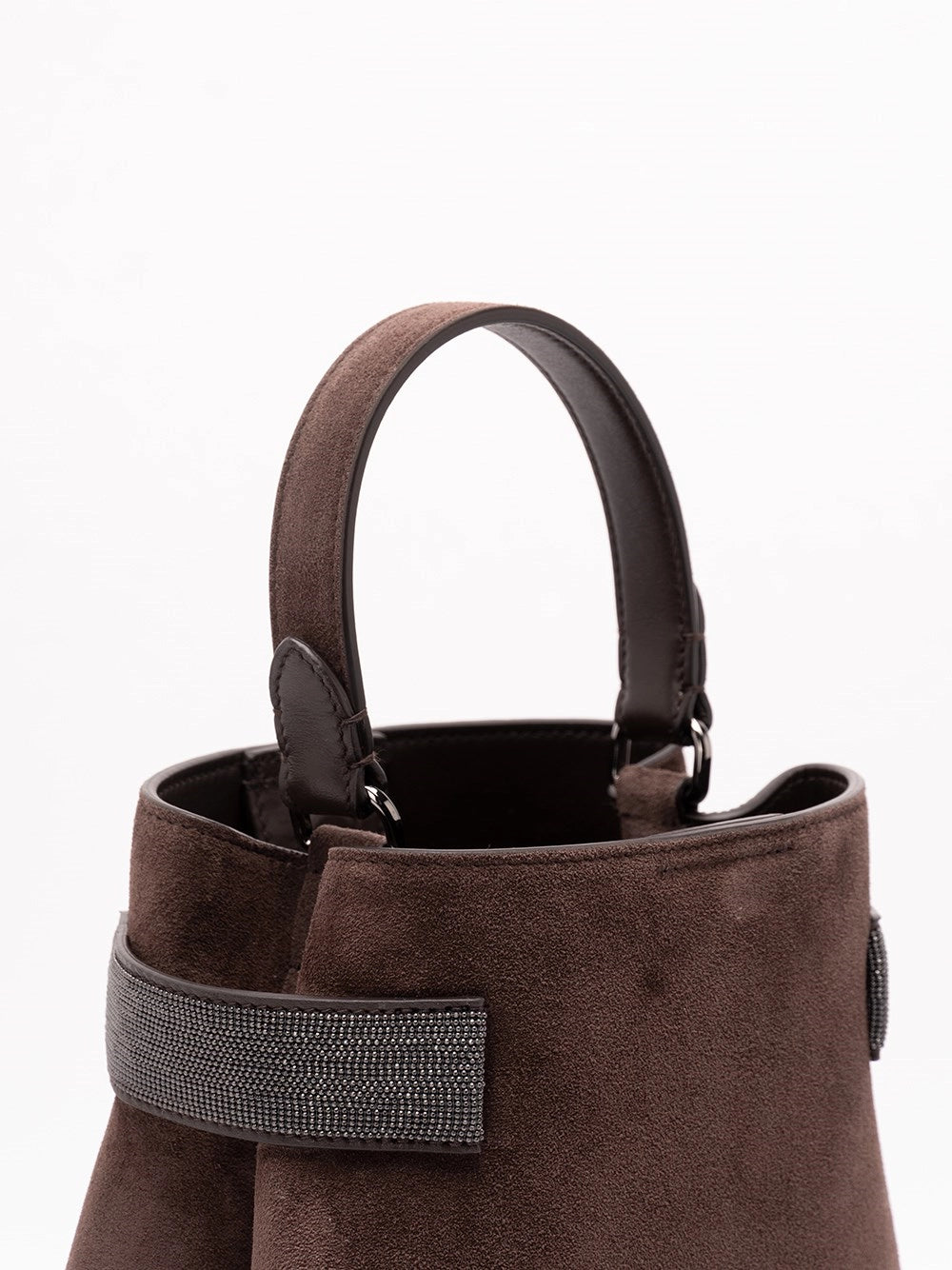 Brunello Cucinelli Women Small Soft Velour Crossbody Bag BRUNELLO CUCINELLI