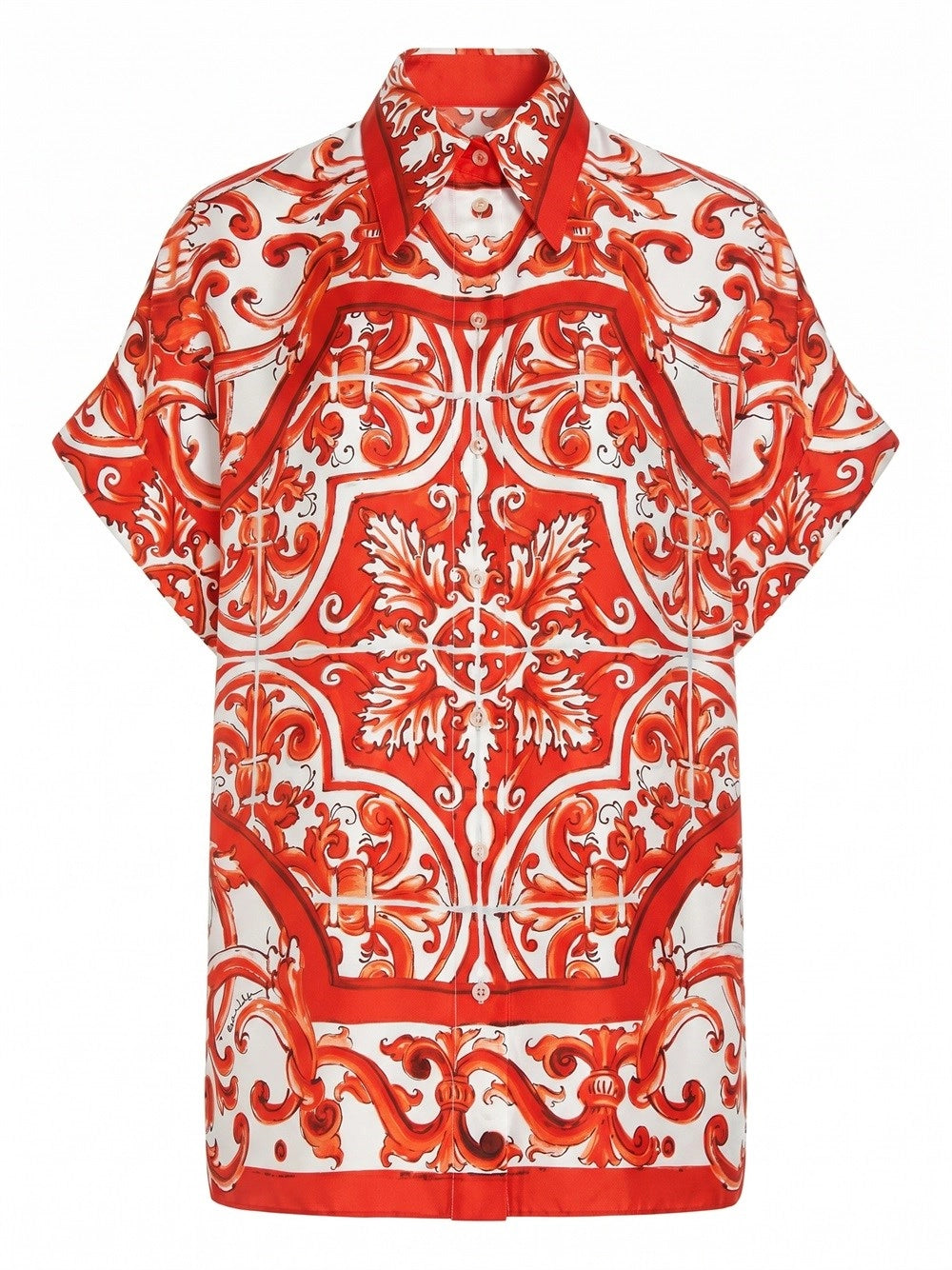 Dolce & Gabbana Women Maiolica-Print Shirt DOLCE & GABBANA