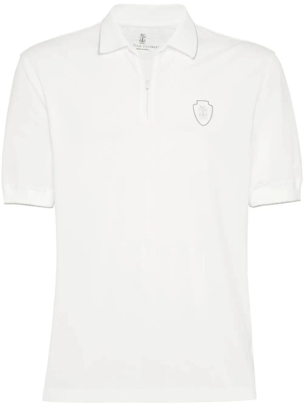 Brunello Cucinelli Men Piquet Polo Shirt BRUNELLO CUCINELLI