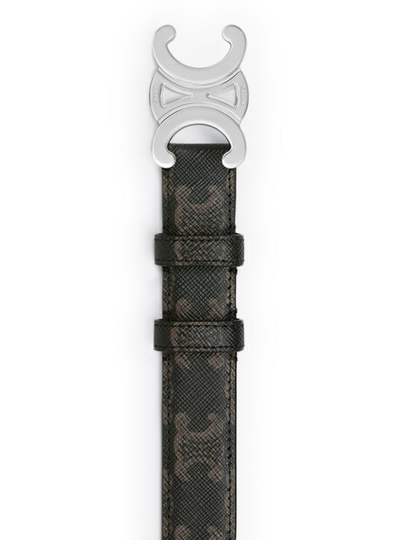 Celine Men Medium Triomphe Belt In Triomphe Canvas CELINE
