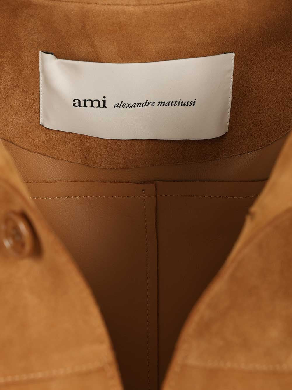 Ami Women Suede Overshirt AMI PARIS
