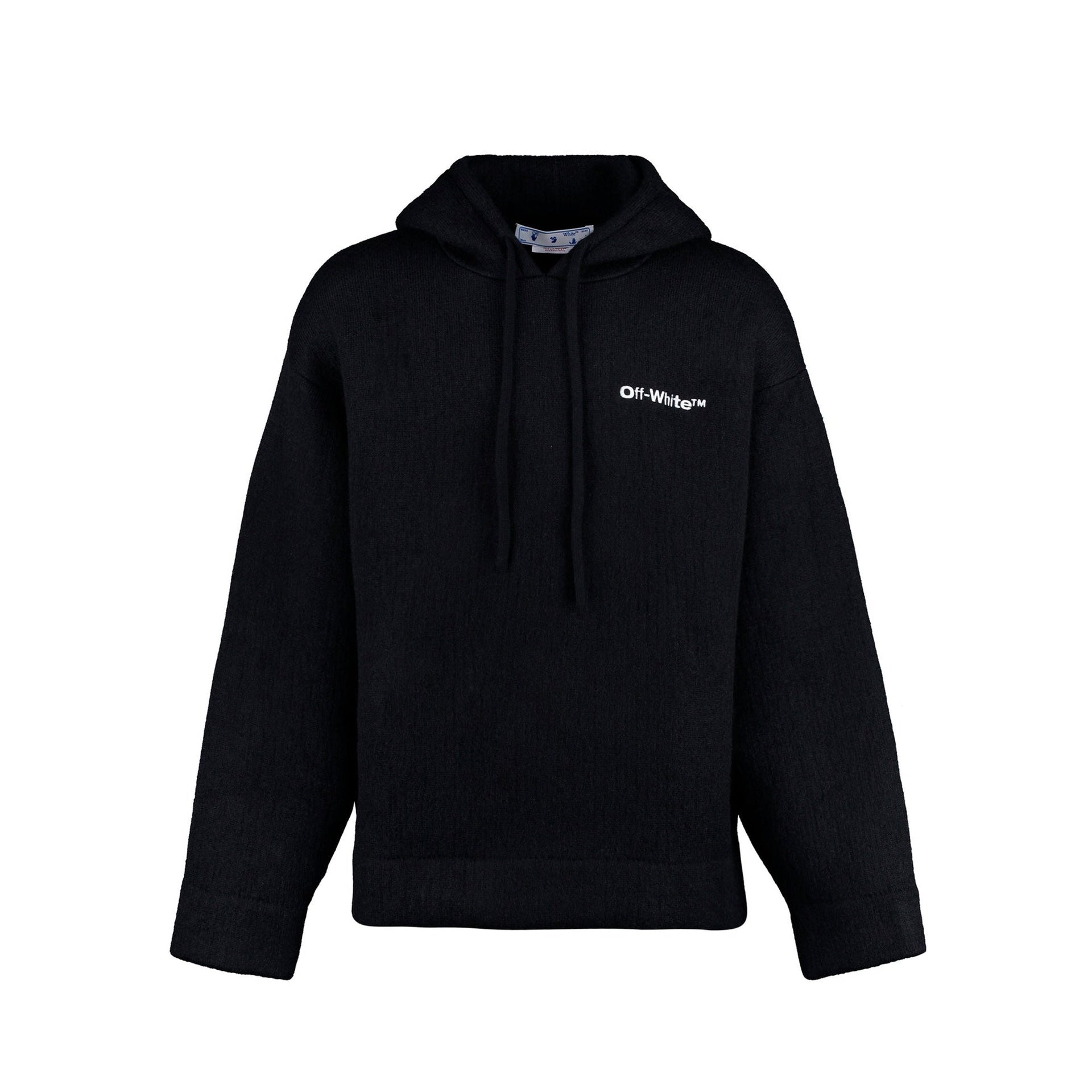Off-White Knitted Hoodie Men OFF-WHITE