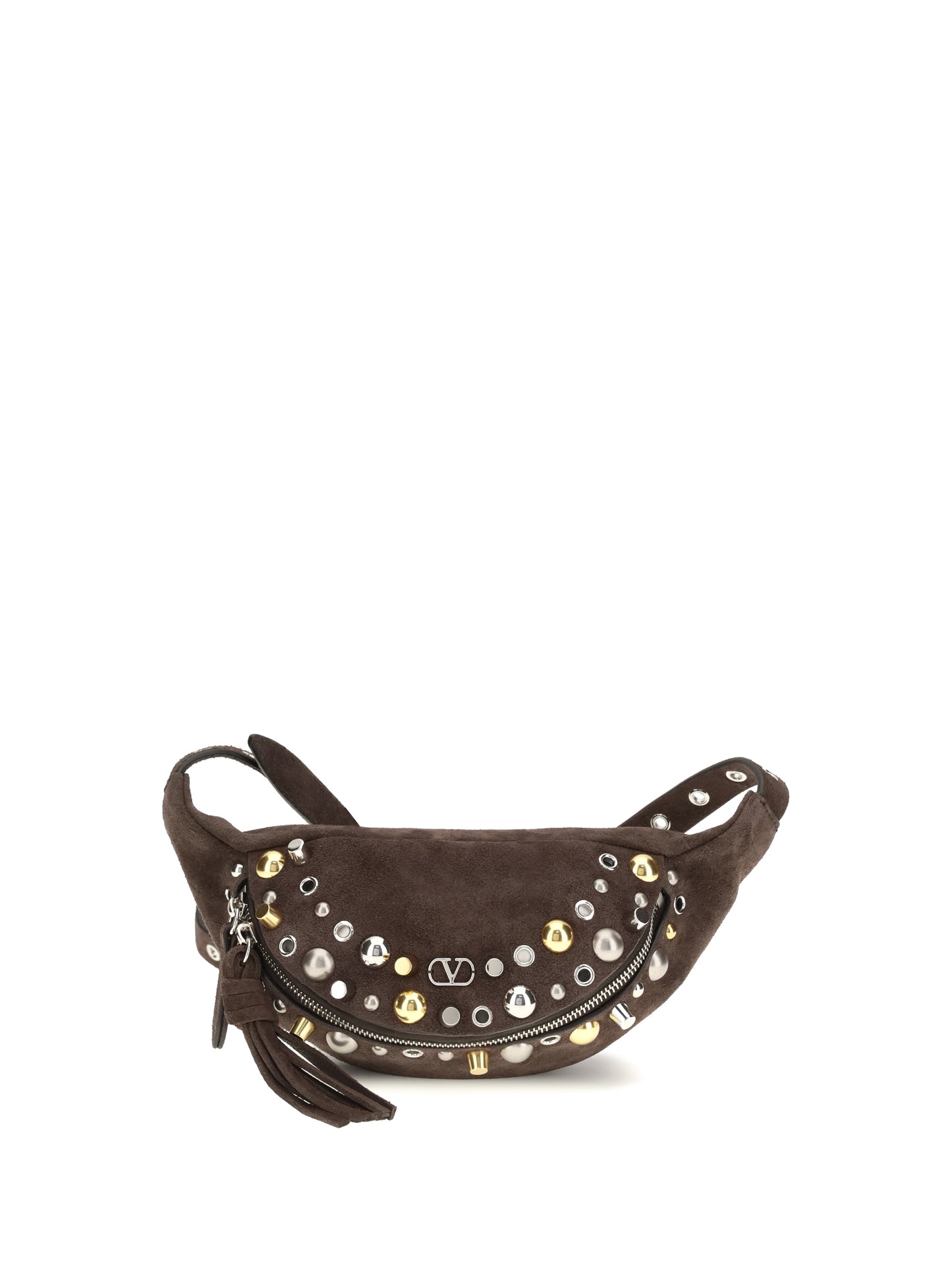 Valentino Garavani Men Nellcôte Suede Fanny Pack VALENTINO GARAVANI