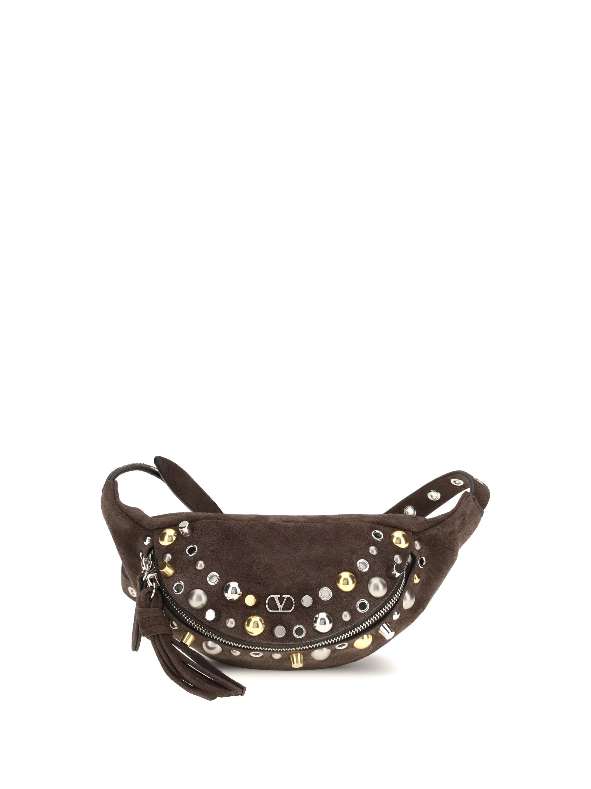 Valentino Garavani Men Nellcôte Suede Fanny Pack VALENTINO GARAVANI