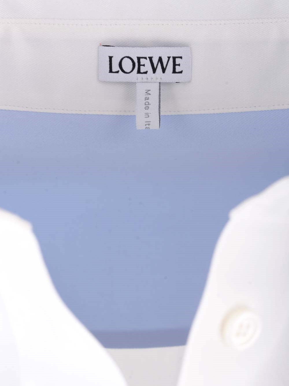 Loewe Women White Cotton Twill Shirt LOEWE