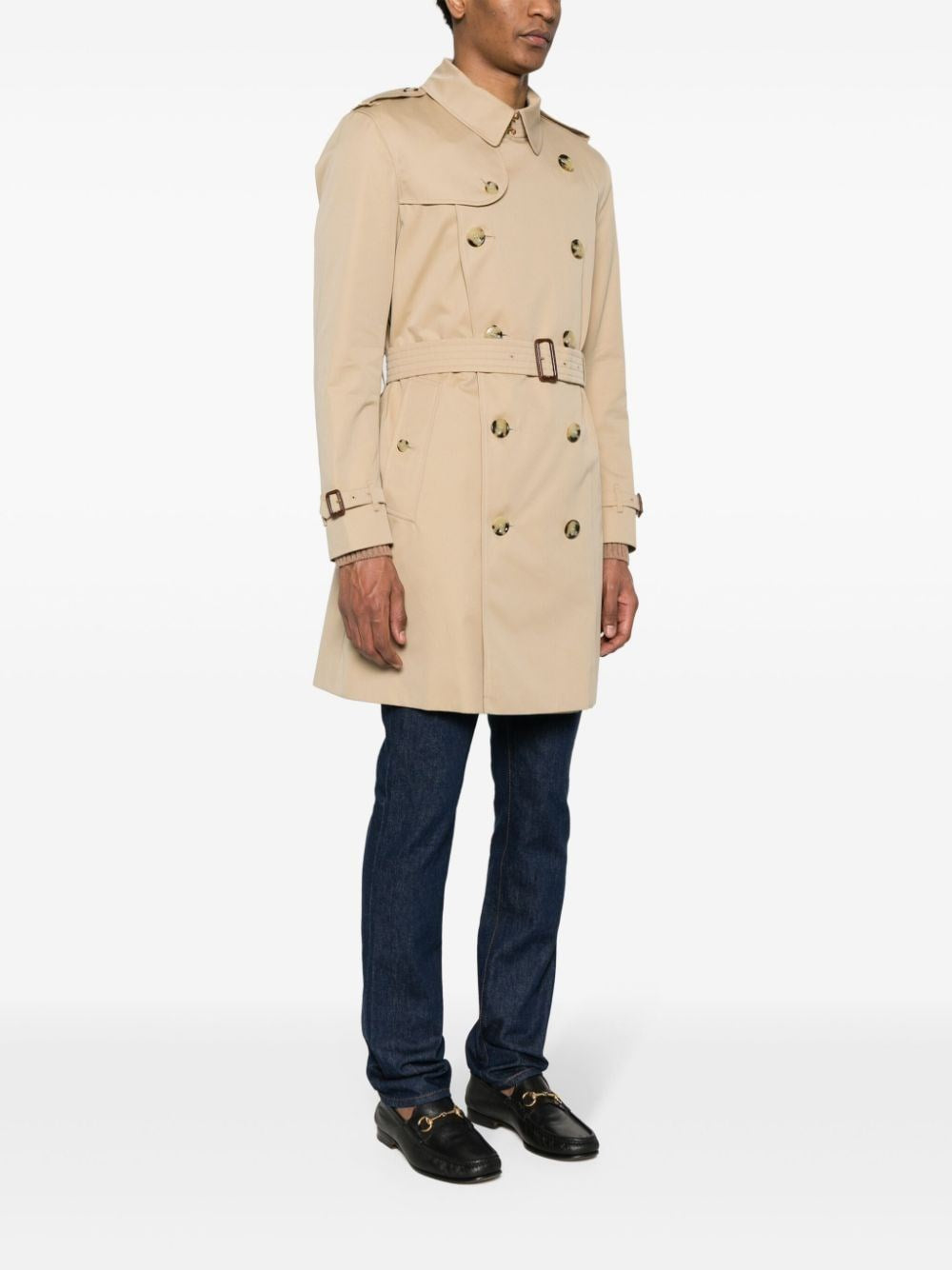 Burberry Men "The Kensington" Medium Trench Coat BURBERRY