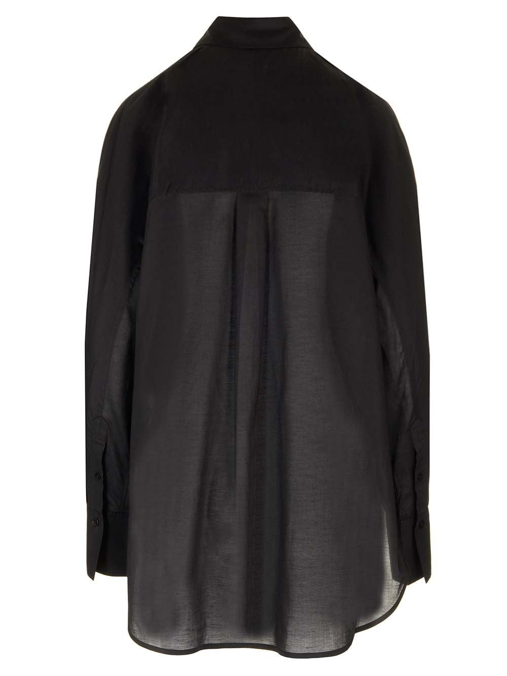 Toteme Women Cotton Shirt With Kimono Sleeves TOTEME