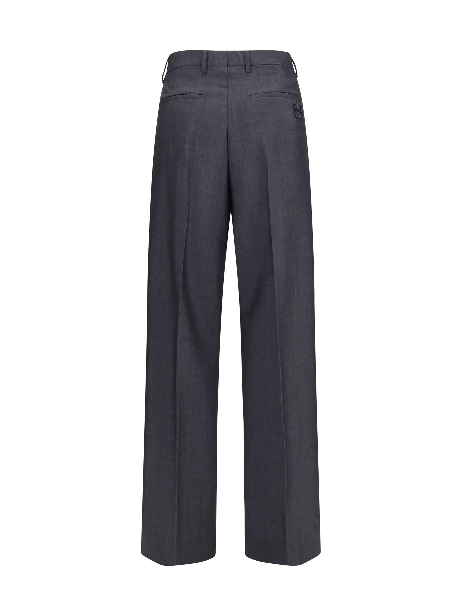 Miu Miu Women Kid Mohair Pants MIU MIU