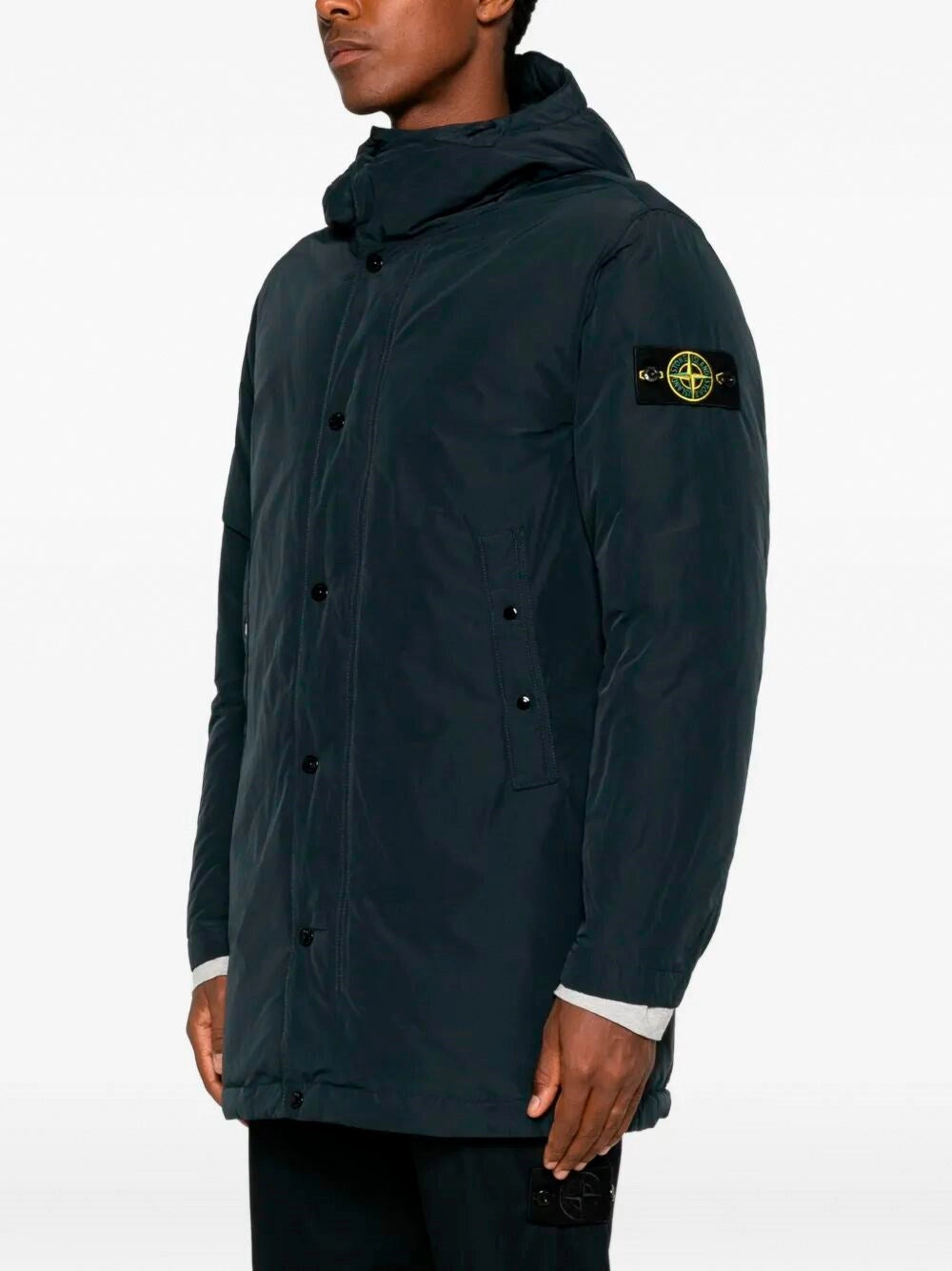 Stone Island Men Micro Twill Long Parka STONE ISLAND