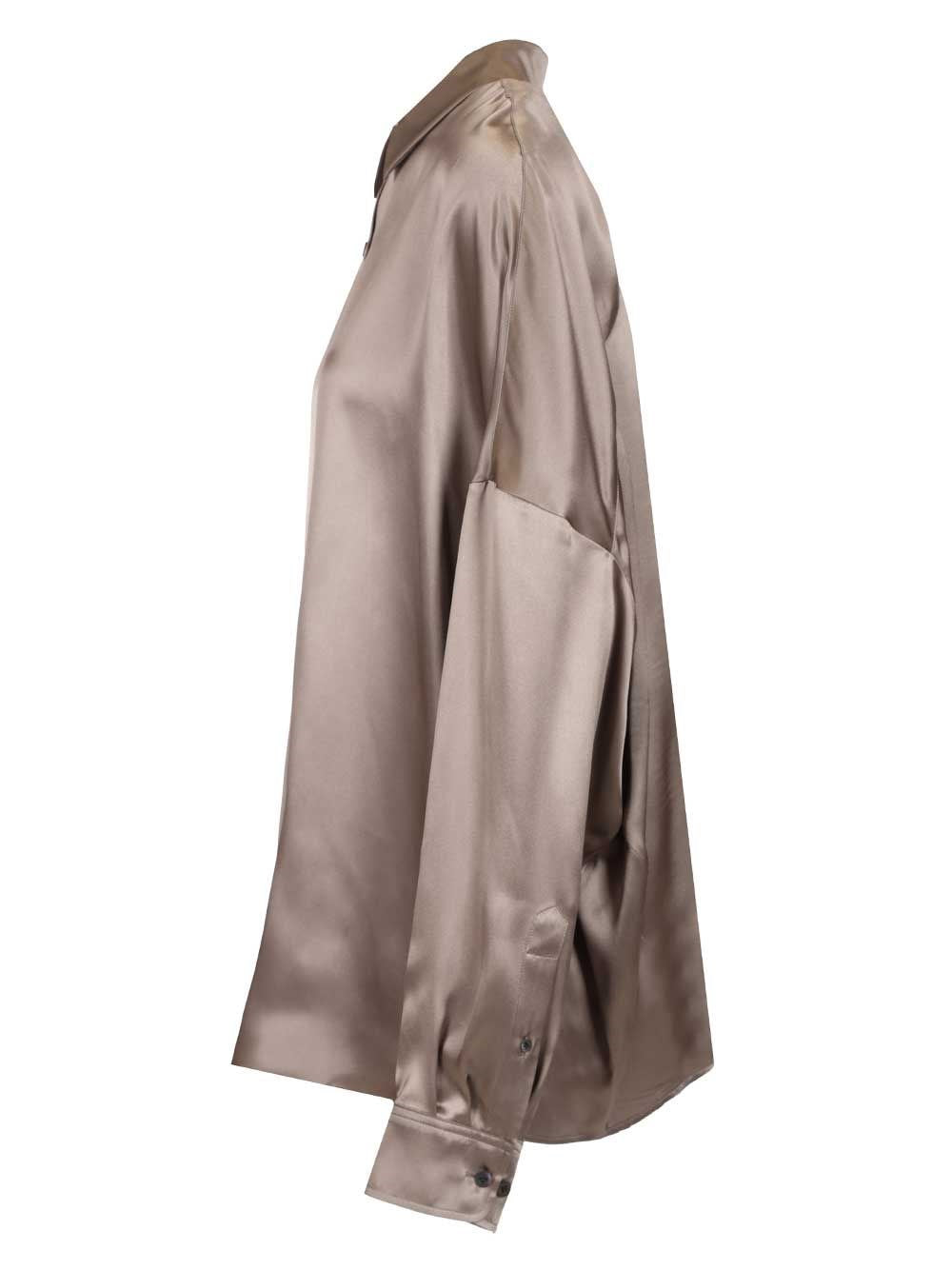 Dries Van Noten Women Casia Shirt Stertch Satin Silk DRIES VAN NOTEN
