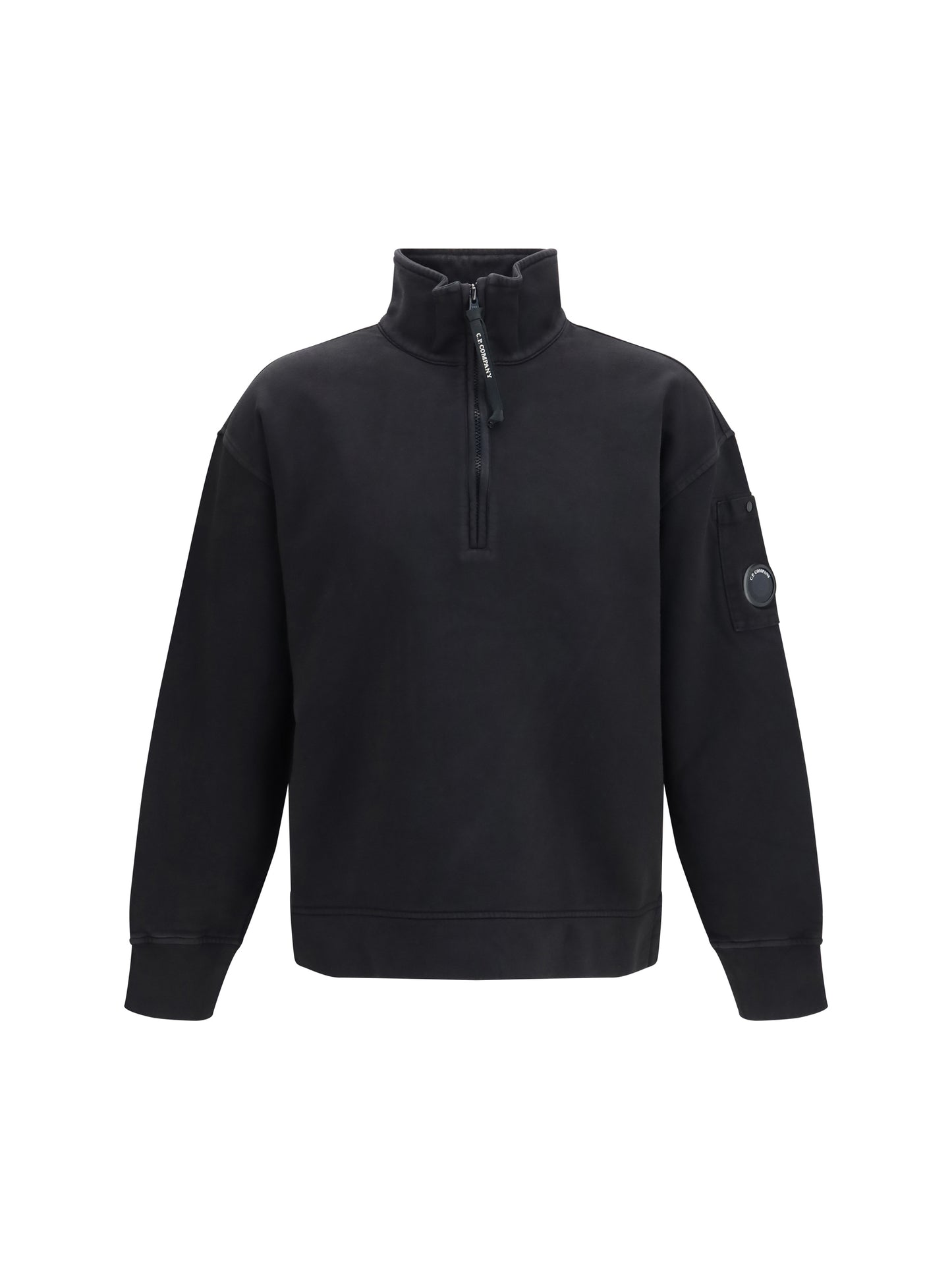 C.P. Company Men Brushed And Sueded Diagonal-Weave Cotton Fleece Sweatshirt C.P. COMPANY