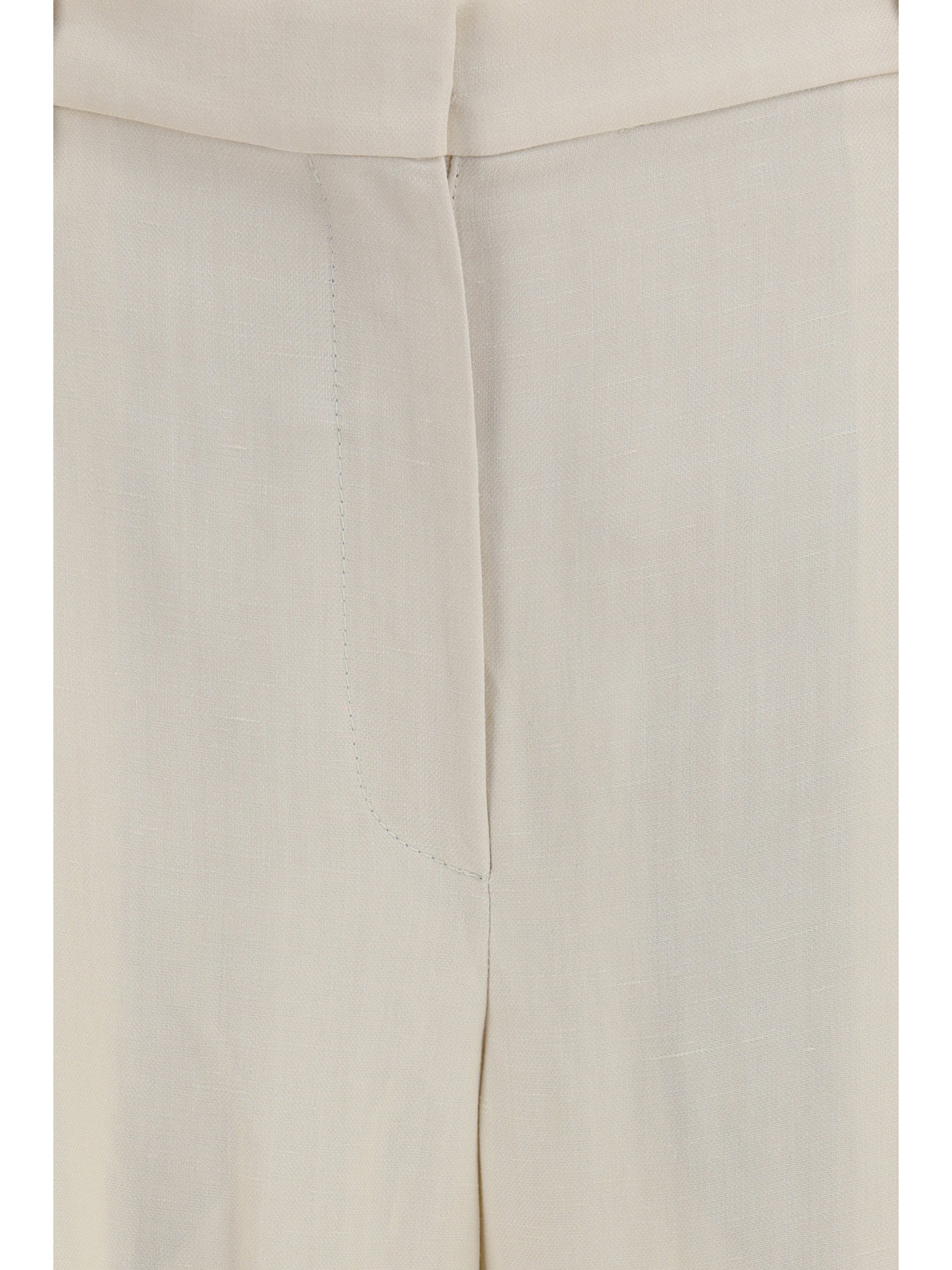 Brunello Cucinelli Women Wide Pants In Fluid Twill BRUNELLO CUCINELLI