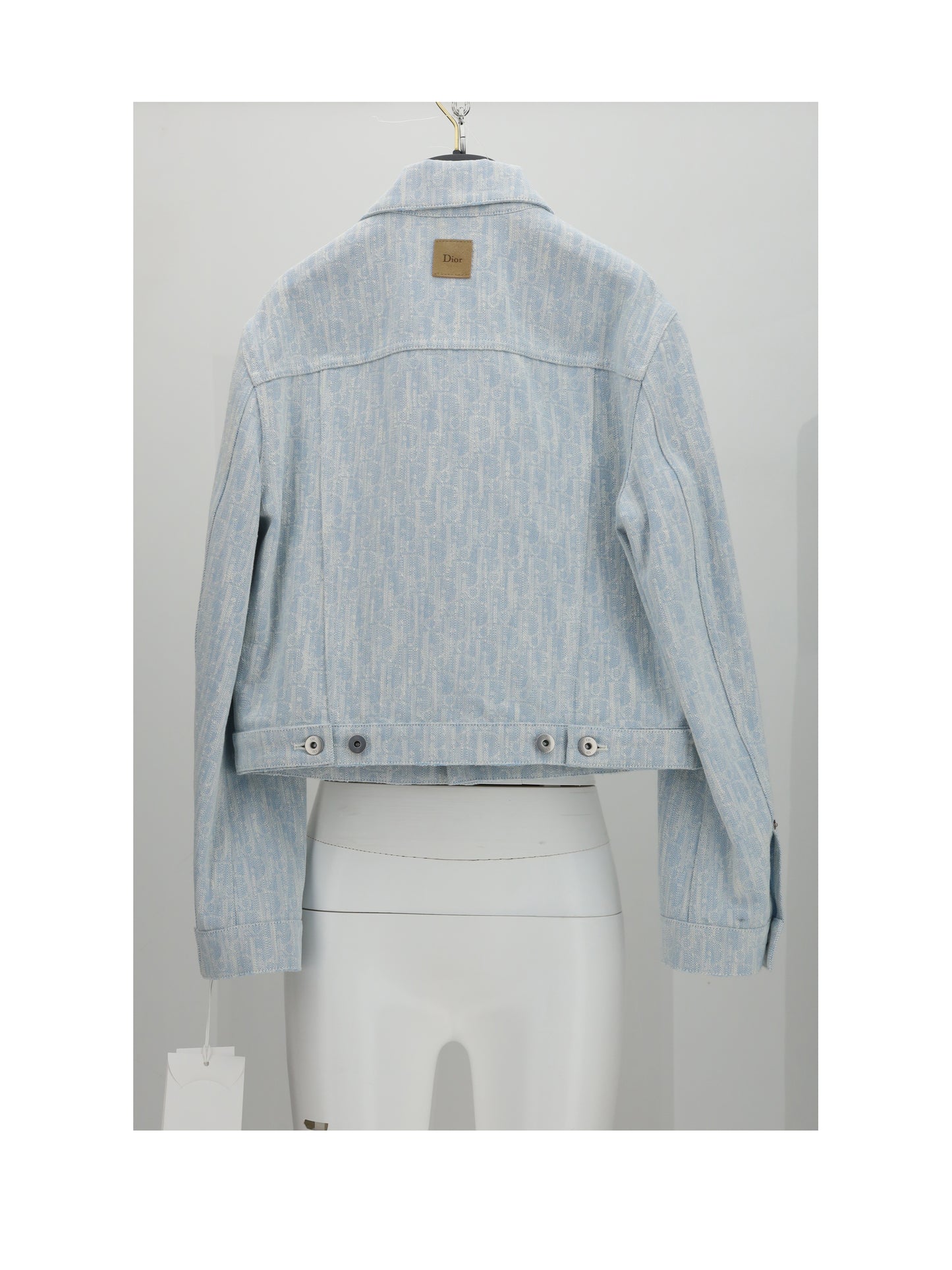 Dior Women Jacket Denim Oblique Chiaro CHRISTIAN DIOR