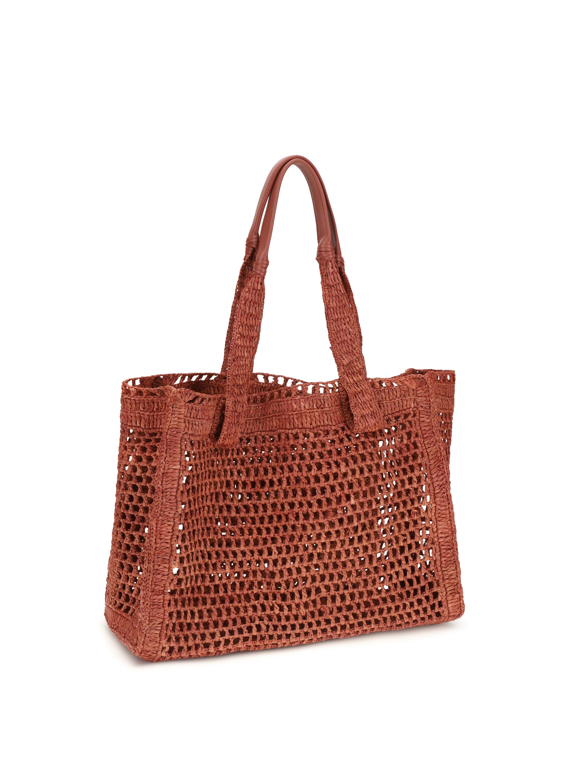 Chloé Women East-West Summer Banana Raffia Tote Bag CHLOE
