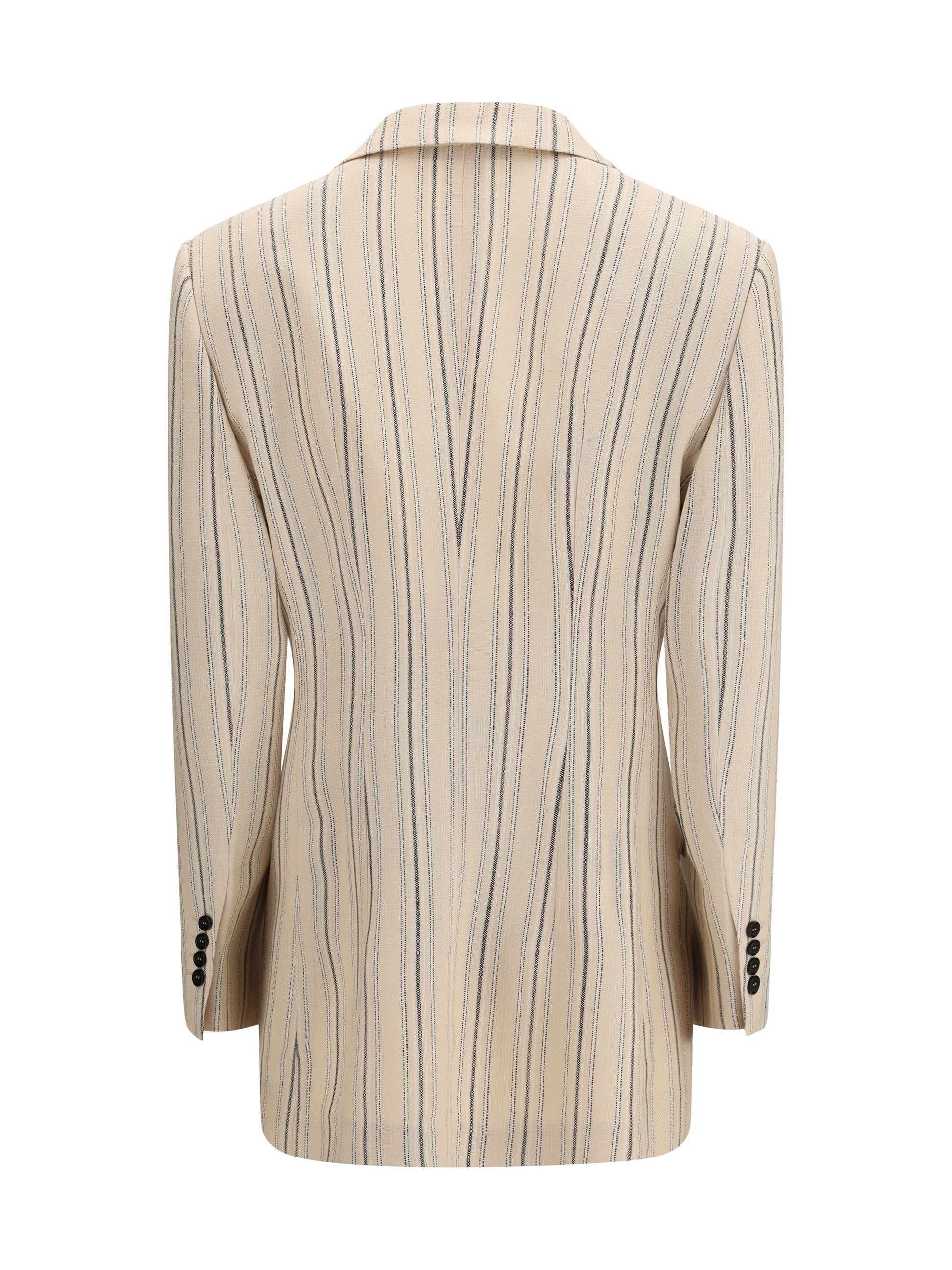 Dolce & Gabbana Women Single-Breasted Regimental Pinstripe Jacket DOLCE & GABBANA