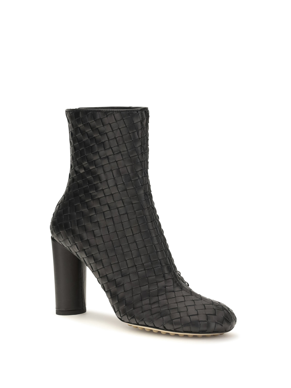 Bottega Veneta Women Cherry Intrecciato Ankle Boots BOTTEGA VENETA
