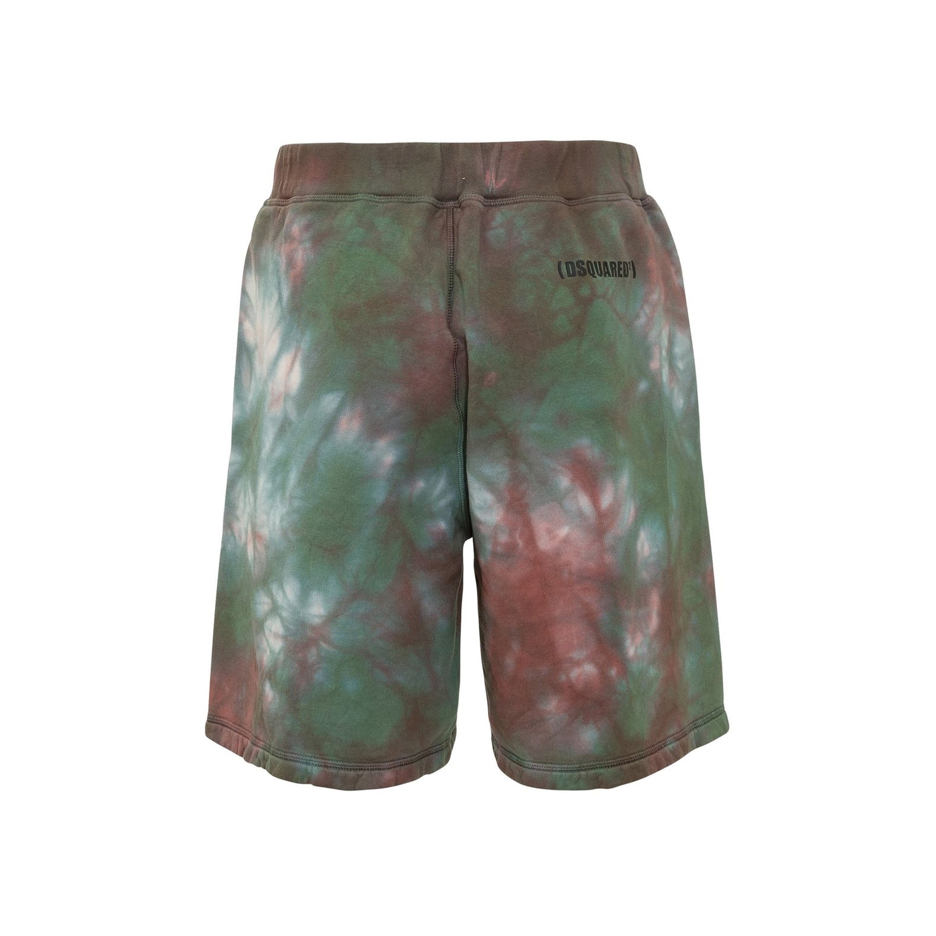 Dsquared2 Cotton Tie-Dye Shorts Men DSQUARED2