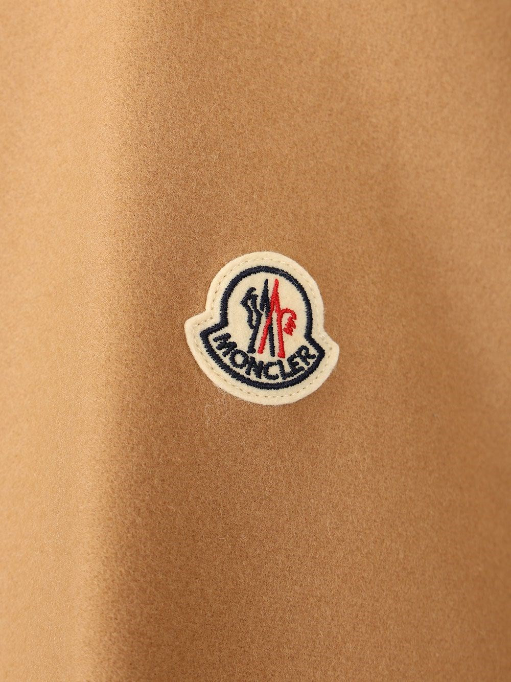 Moncler Women Padded Cape In Wool Blend MONCLER
