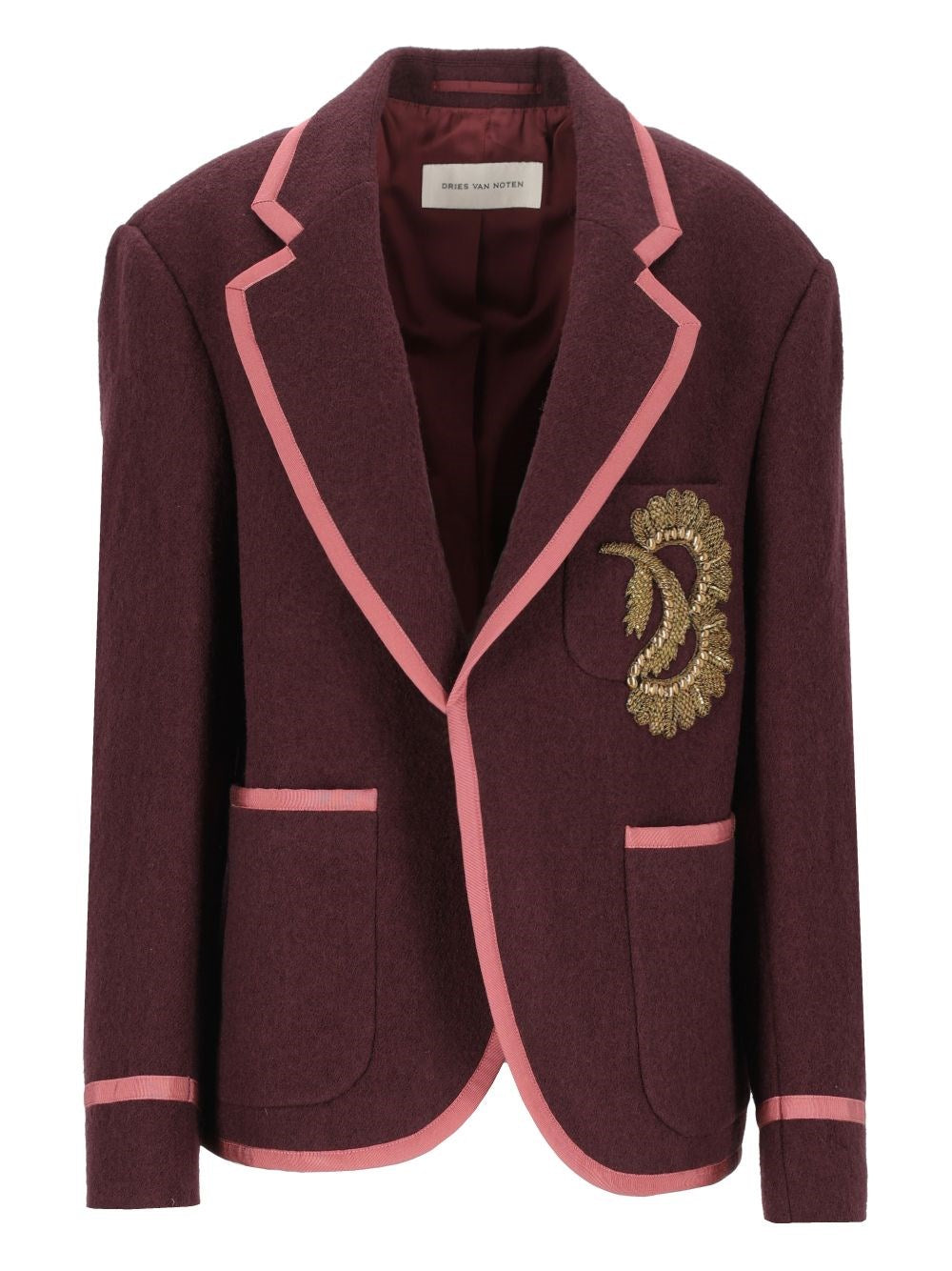 Dries Van Noten Women Embroidered Wool Blazer DRIES VAN NOTEN